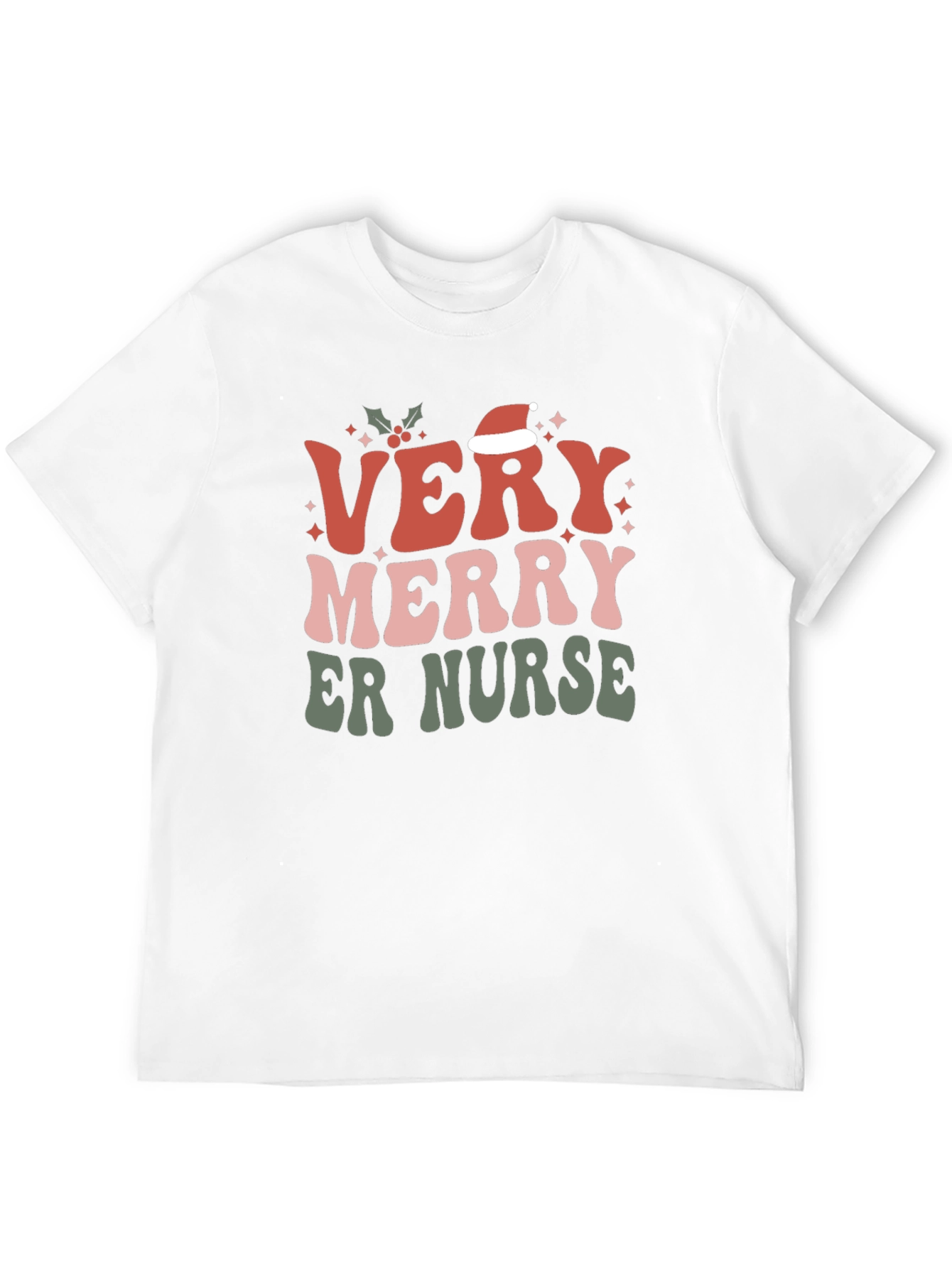 Very Merry ER Nurse Christmas T-Shirt