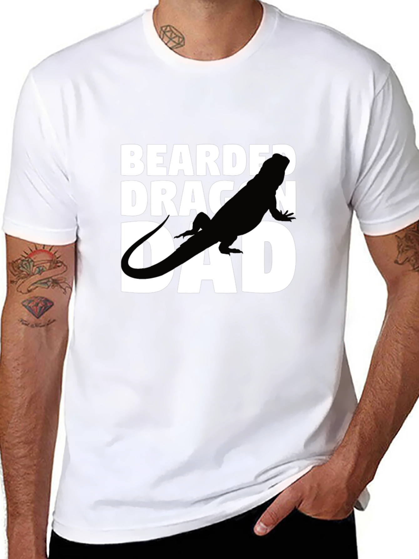 Bearded Dragon Dad Graphic Tee