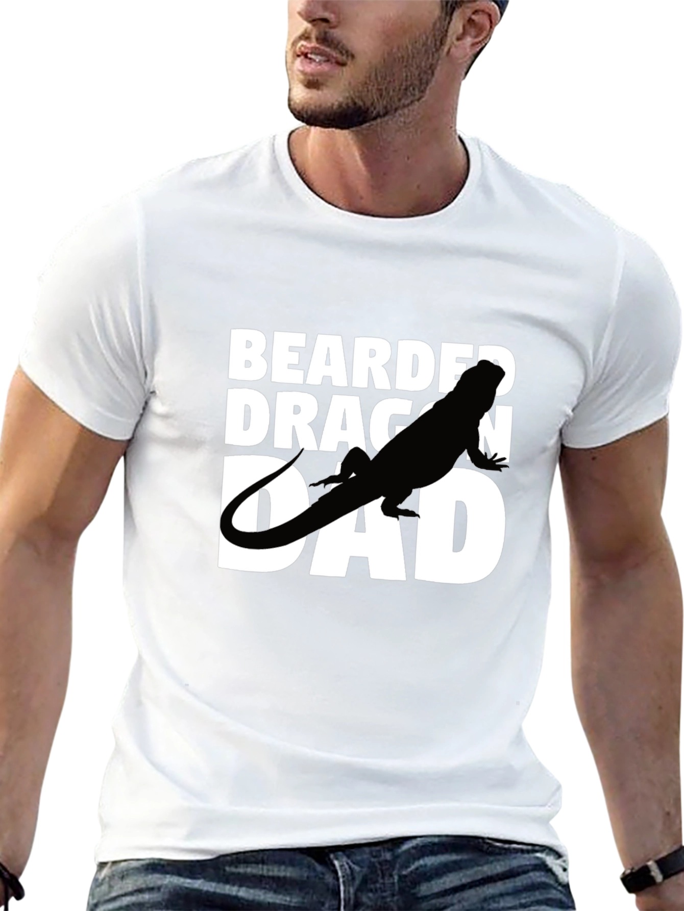 Bearded Dragon Dad Graphic Tee