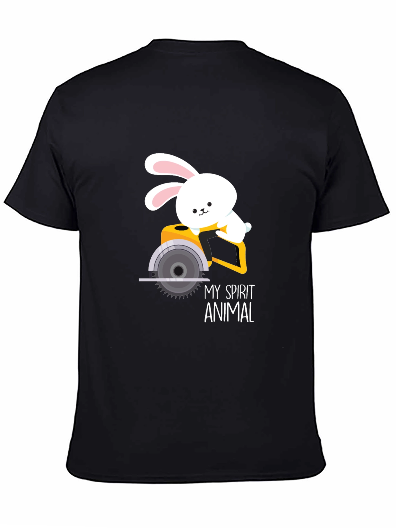 My Spirit Animal Bunny Circular Saw Graphic Tee