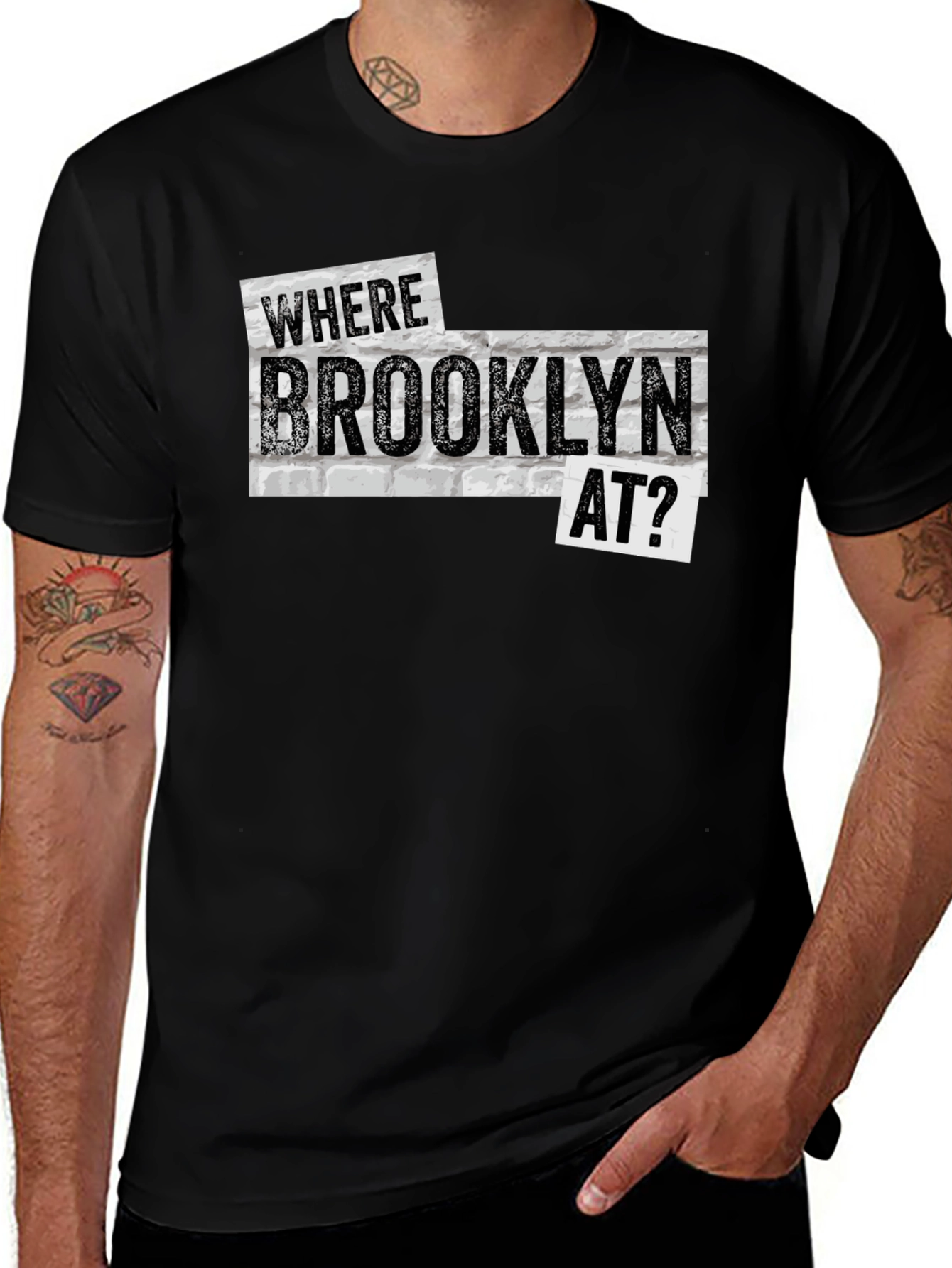 Where Brooklyn At? Graphic Tee - Trendy Urban Style