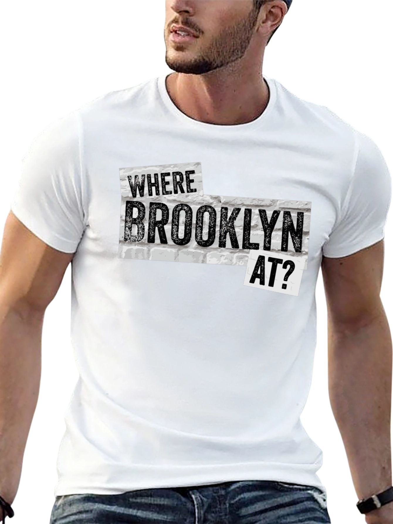 Where Brooklyn At? Graphic Tee - Trendy Urban Style