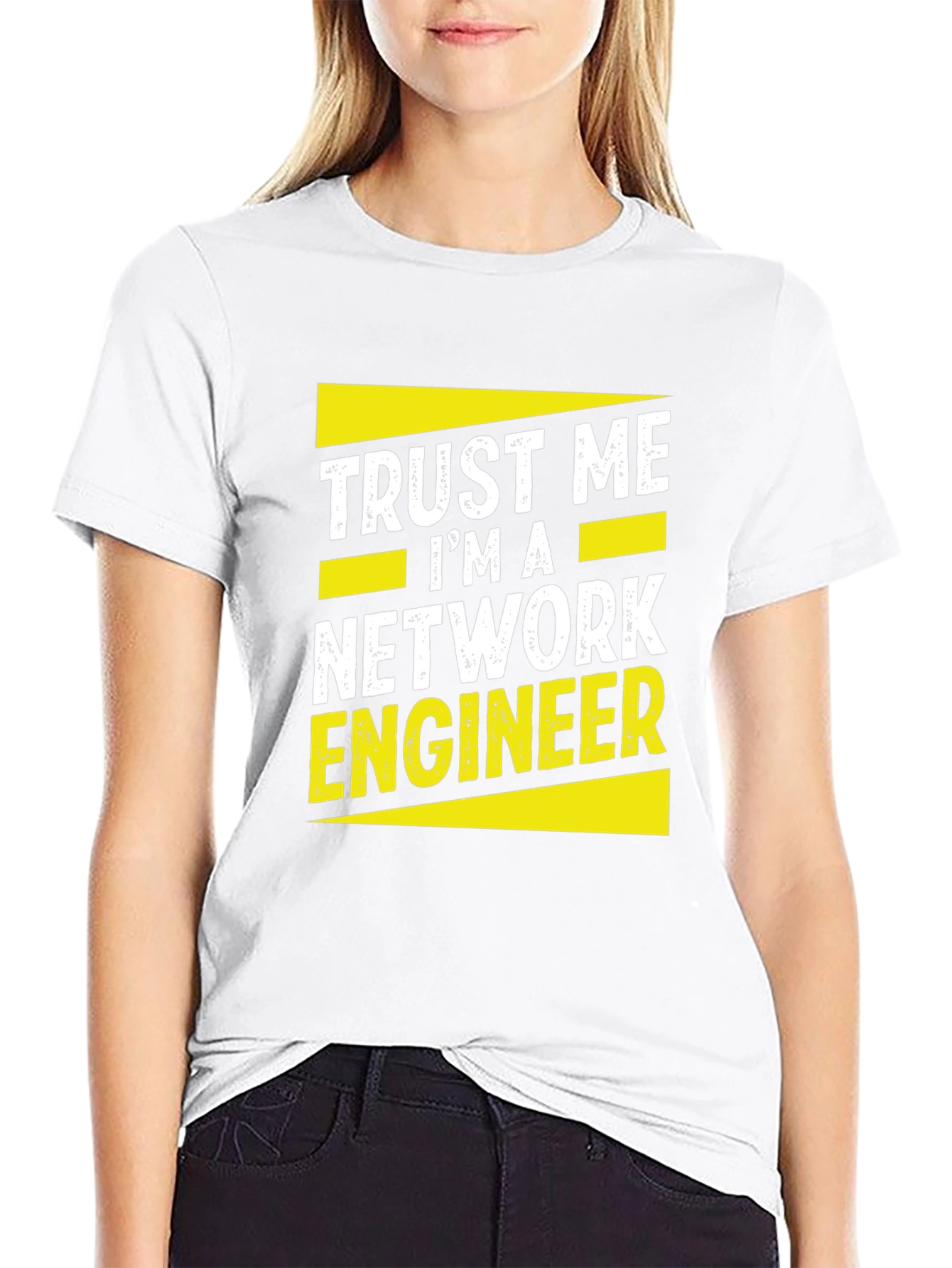 Trust Me Im A Network Engineer Black T-Shirt