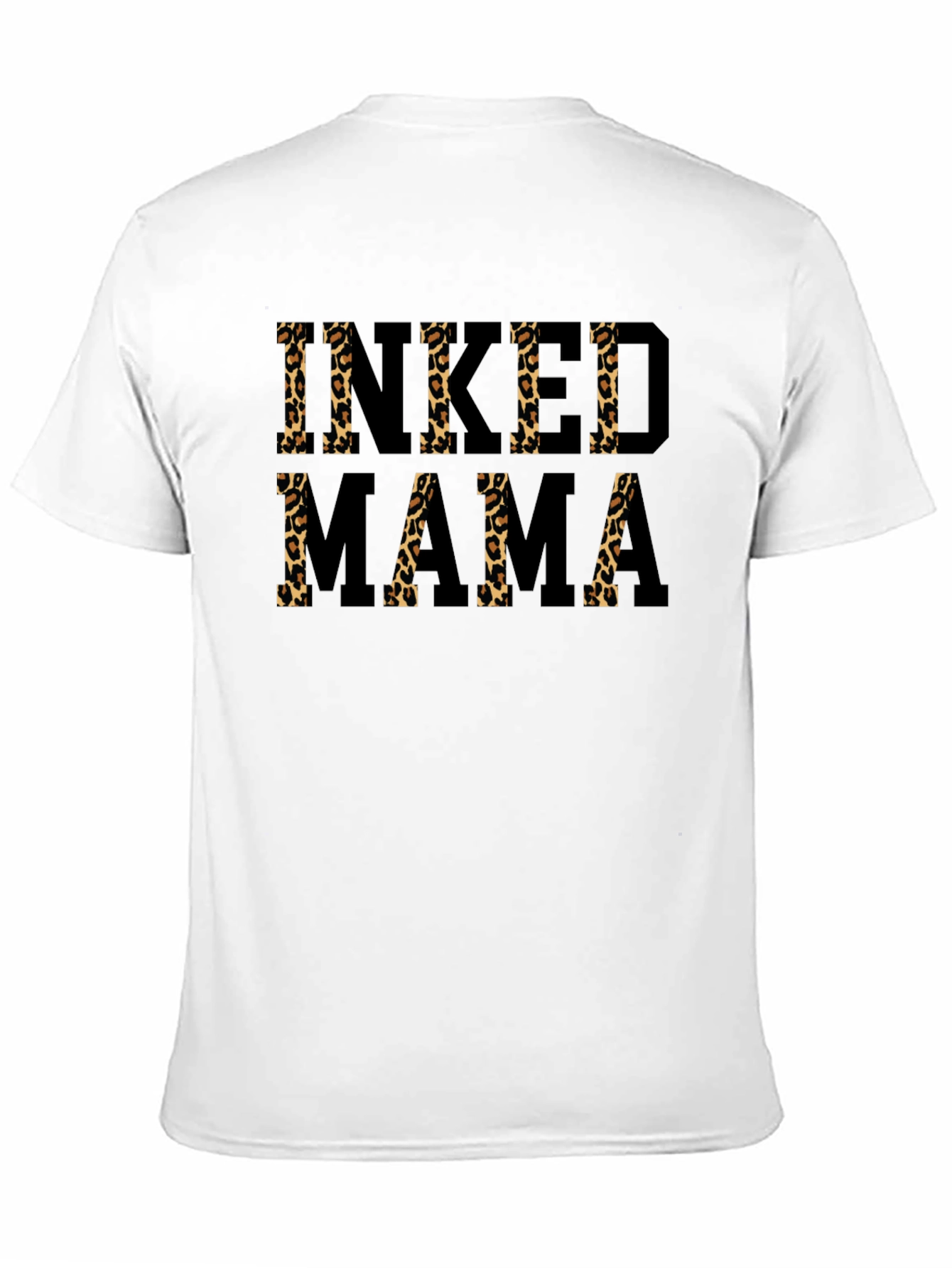 Inked Mama Leopard Print T-Shirt - Trendy Womens Tee