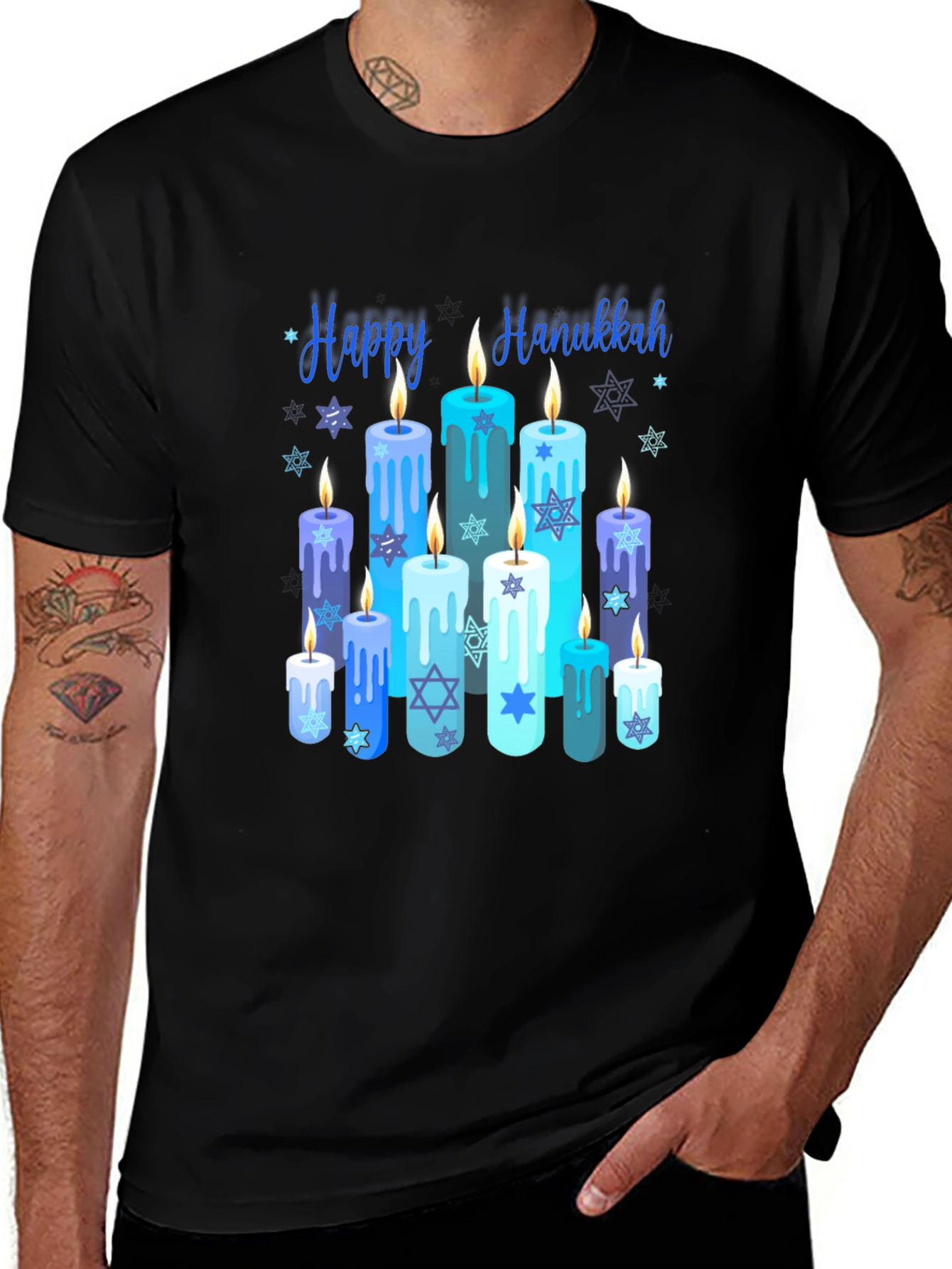 Happy Hanukkah Candles T-Shirt