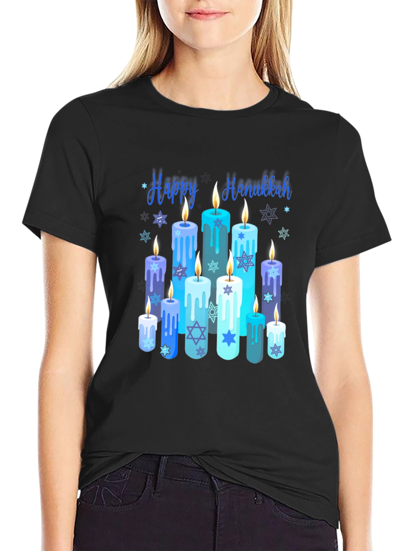 Happy Hanukkah Candles T-Shirt