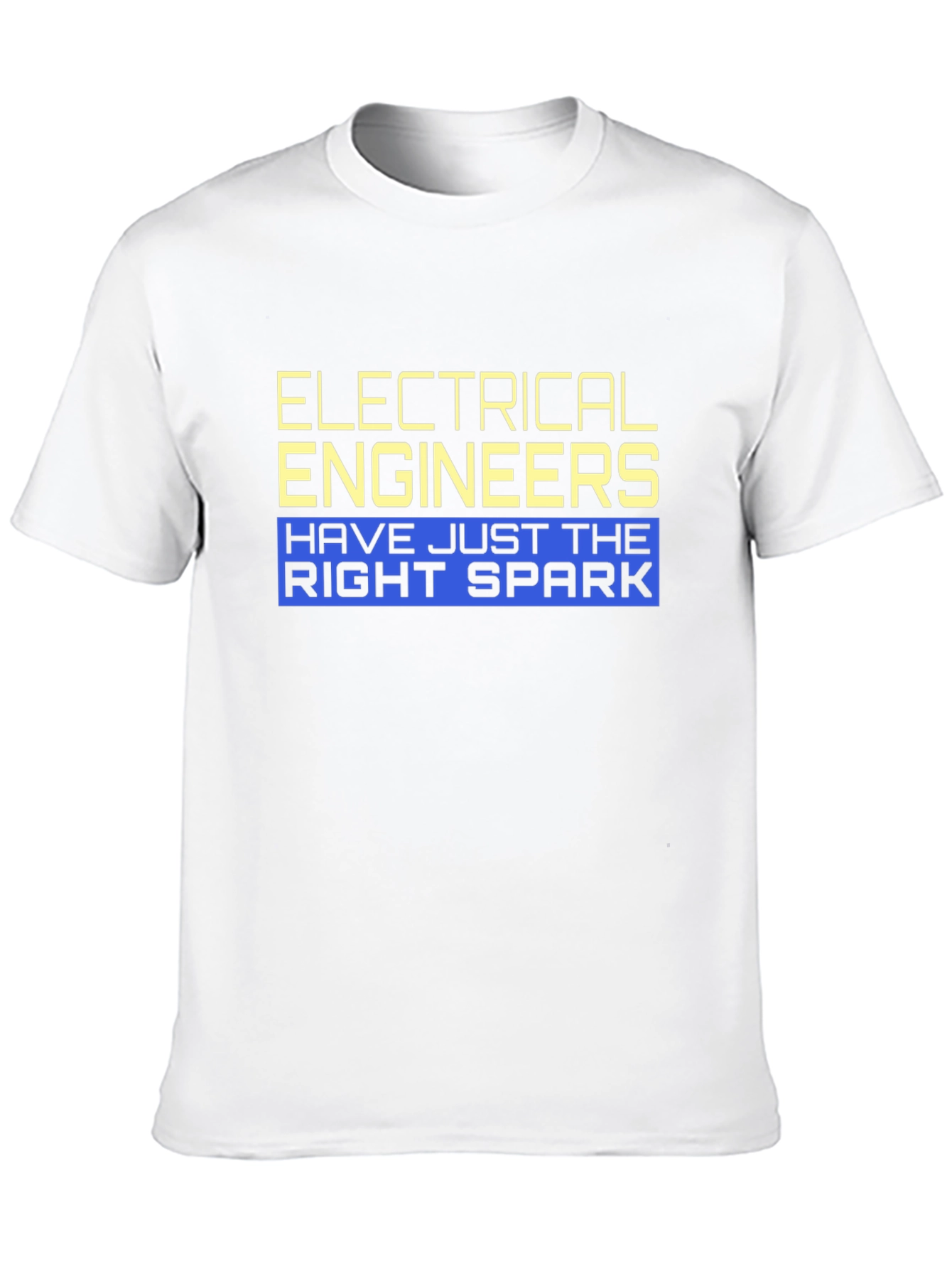 Electrical Engineers Right Spark Black T-Shirt