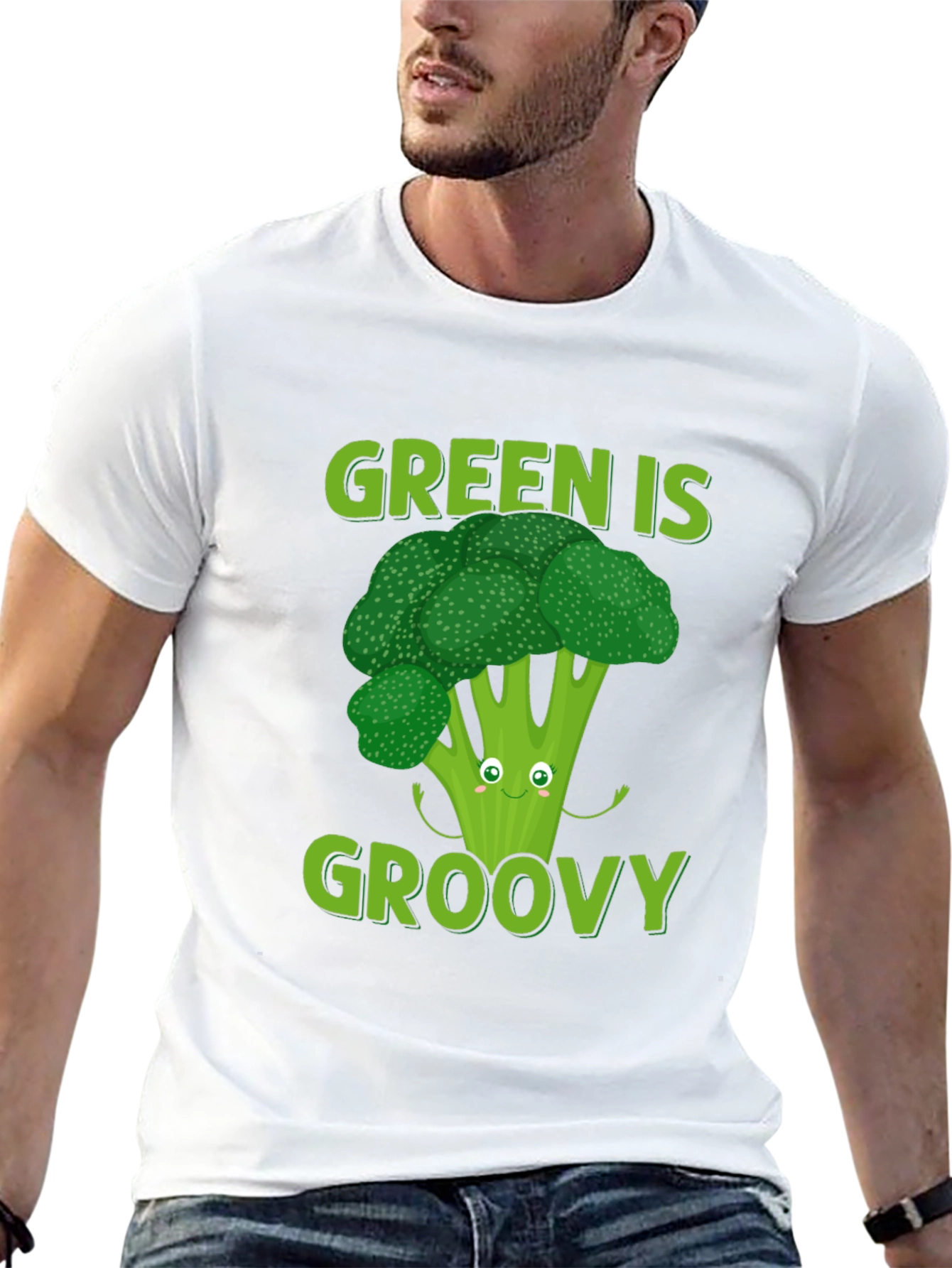 Green is Groovy Broccoli T-Shirt