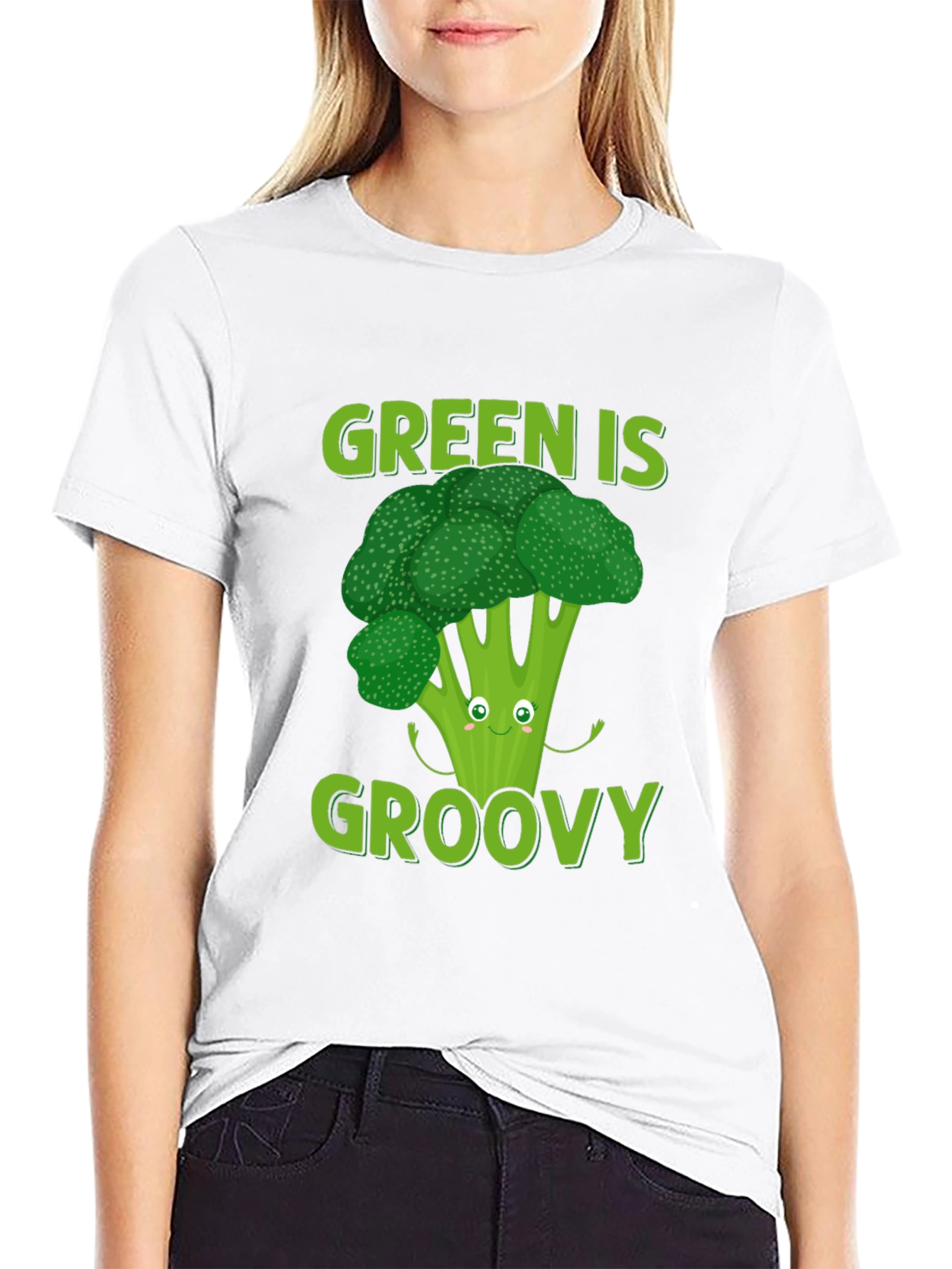 Green is Groovy Broccoli T-Shirt
