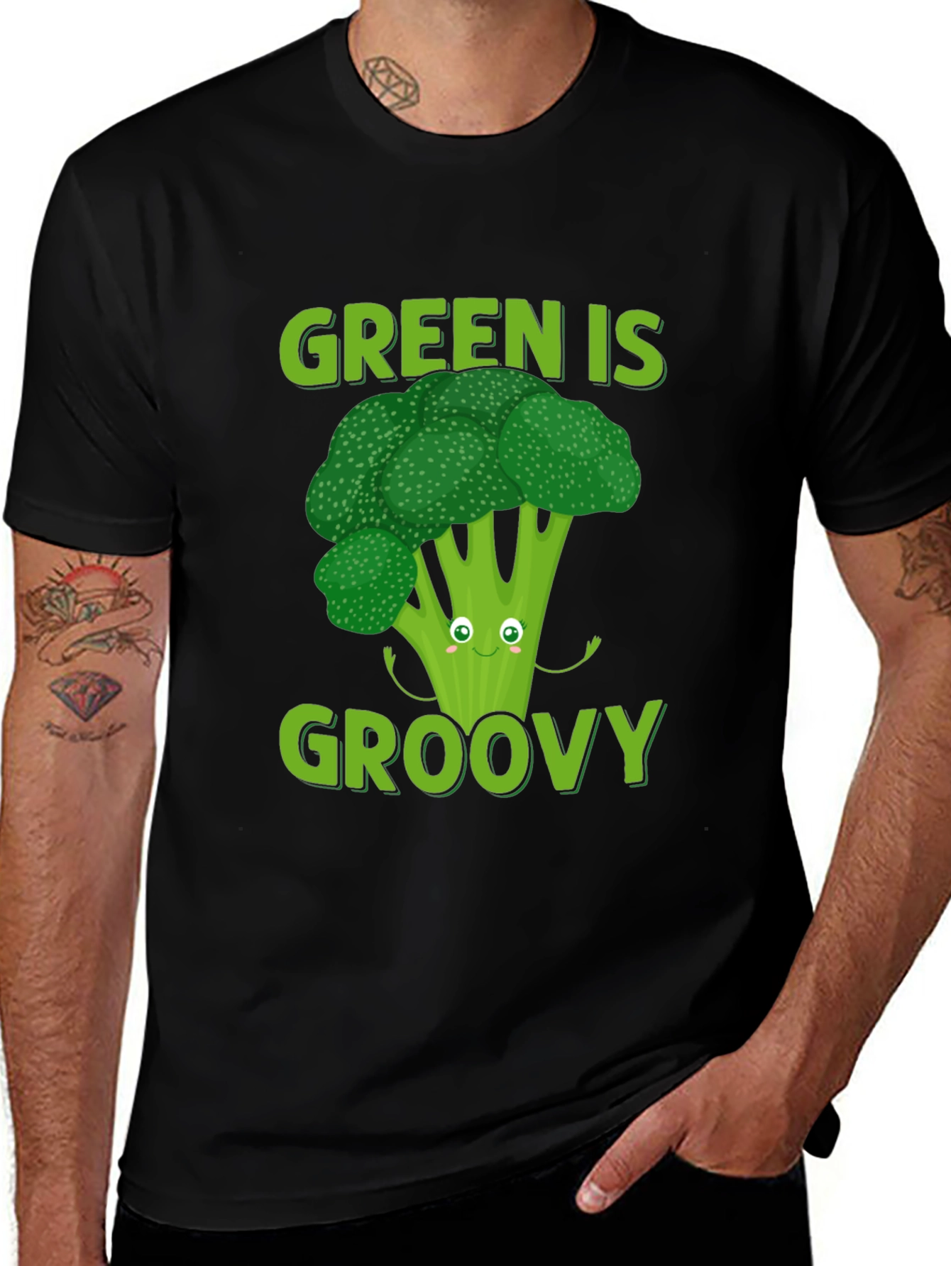 Green is Groovy Broccoli T-Shirt