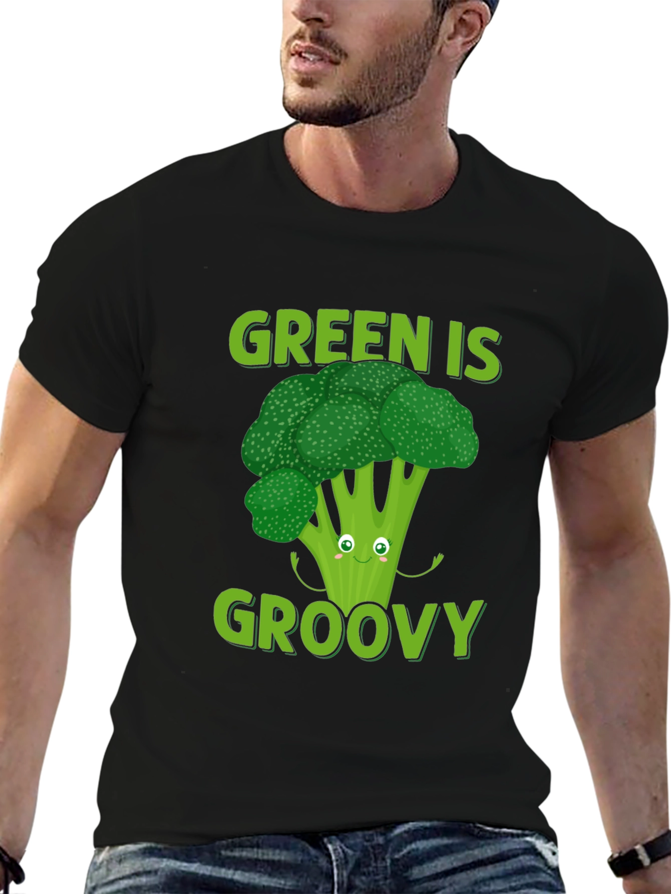 Green is Groovy Broccoli T-Shirt