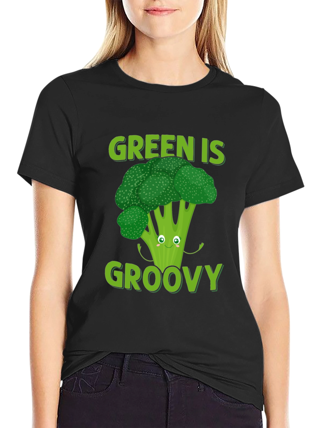 Green is Groovy Broccoli T-Shirt