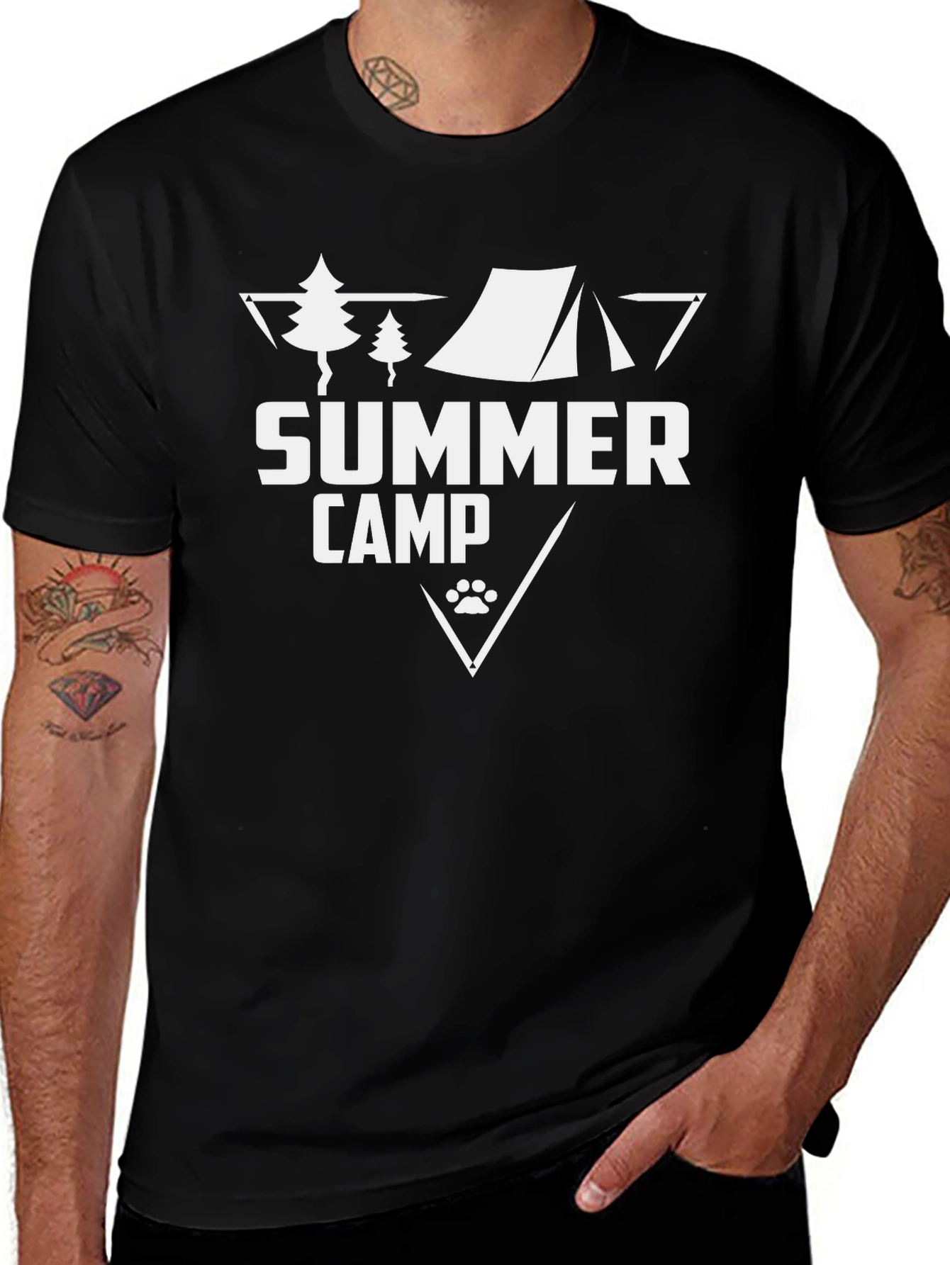 Summer Camp Adventure Graphic Tee