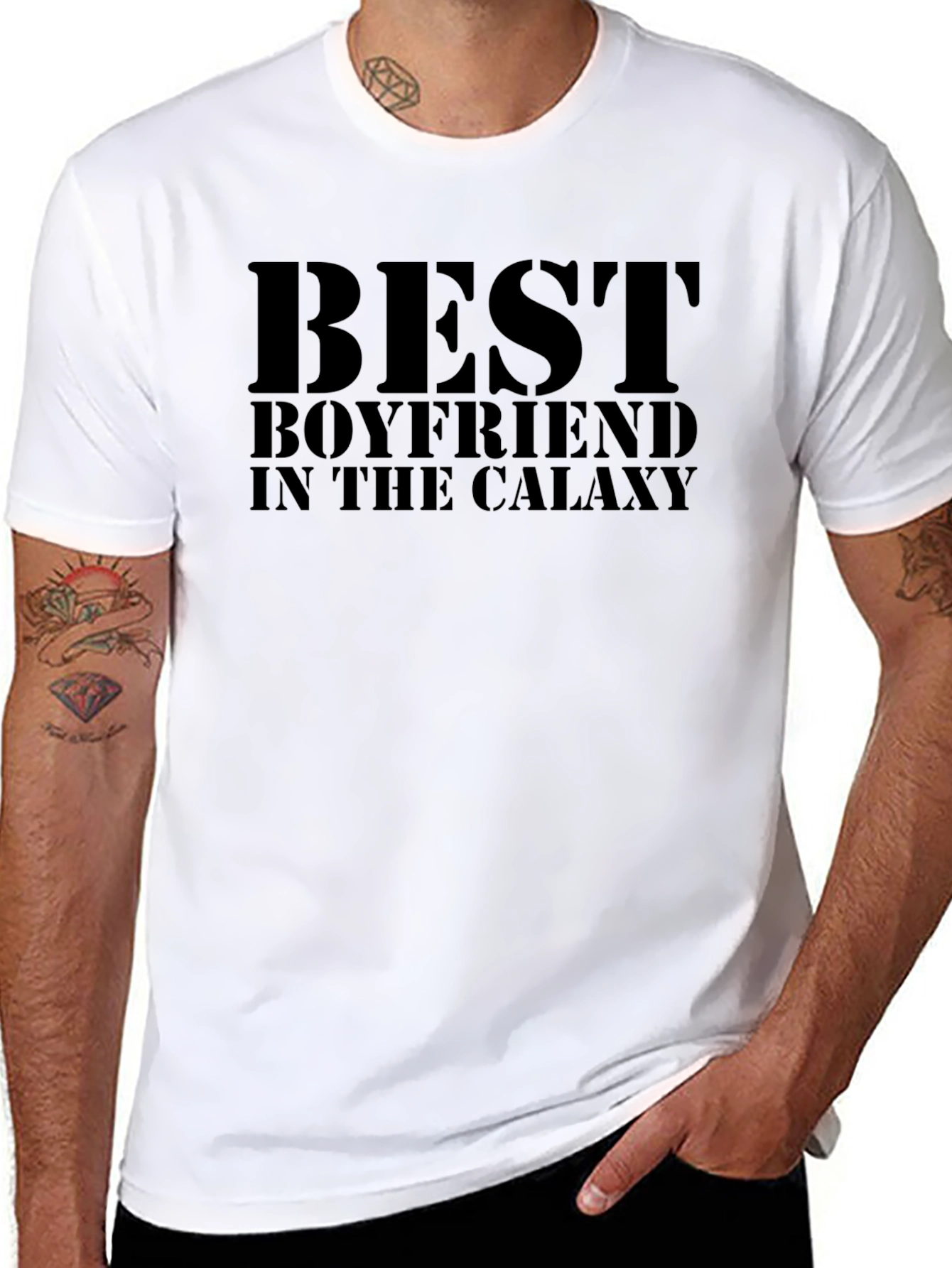 Best Boyfriend in the Galaxy Graphic Tee