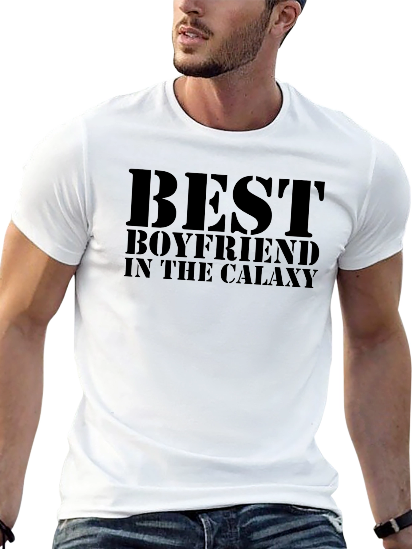 Best Boyfriend in the Galaxy Graphic Tee
