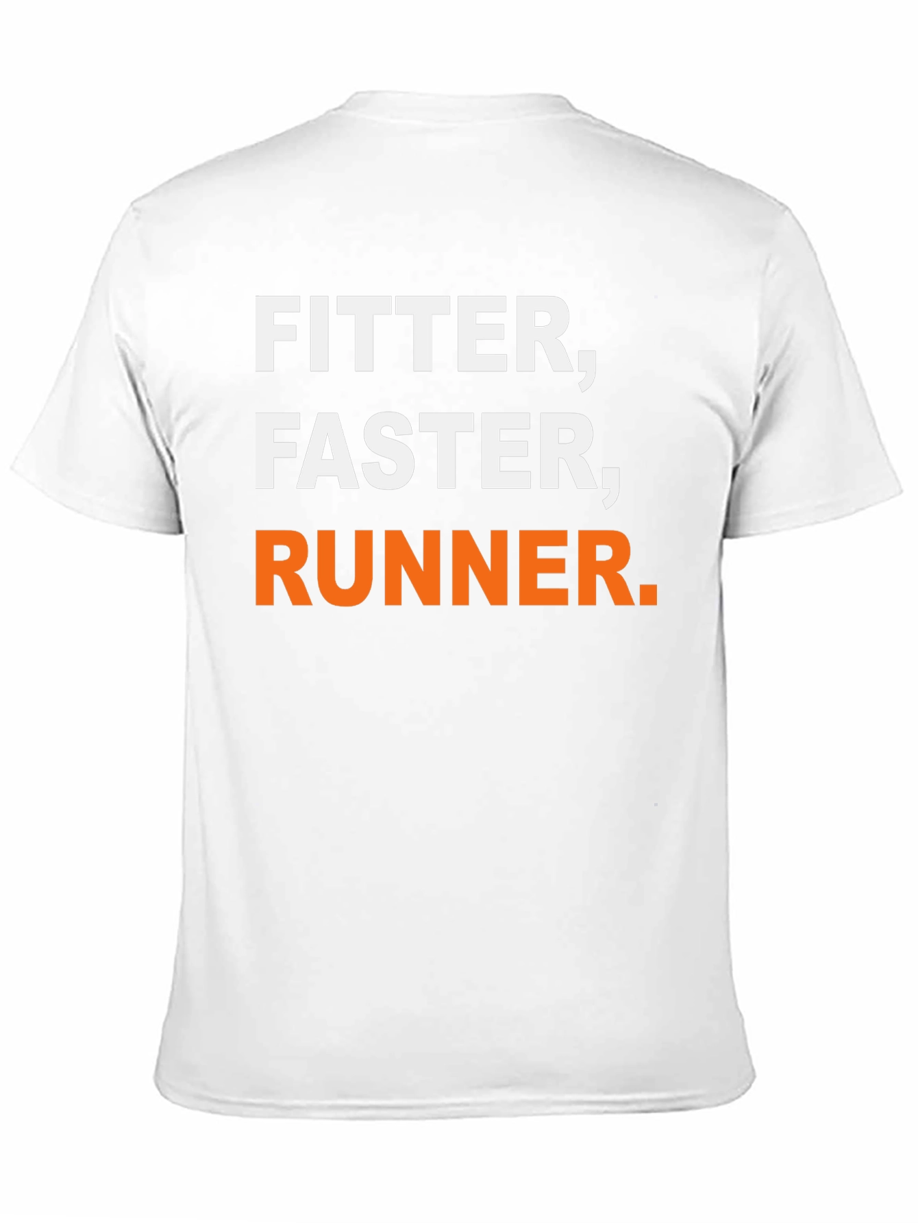Fitter Faster Runner Black Graphic T-Shirt