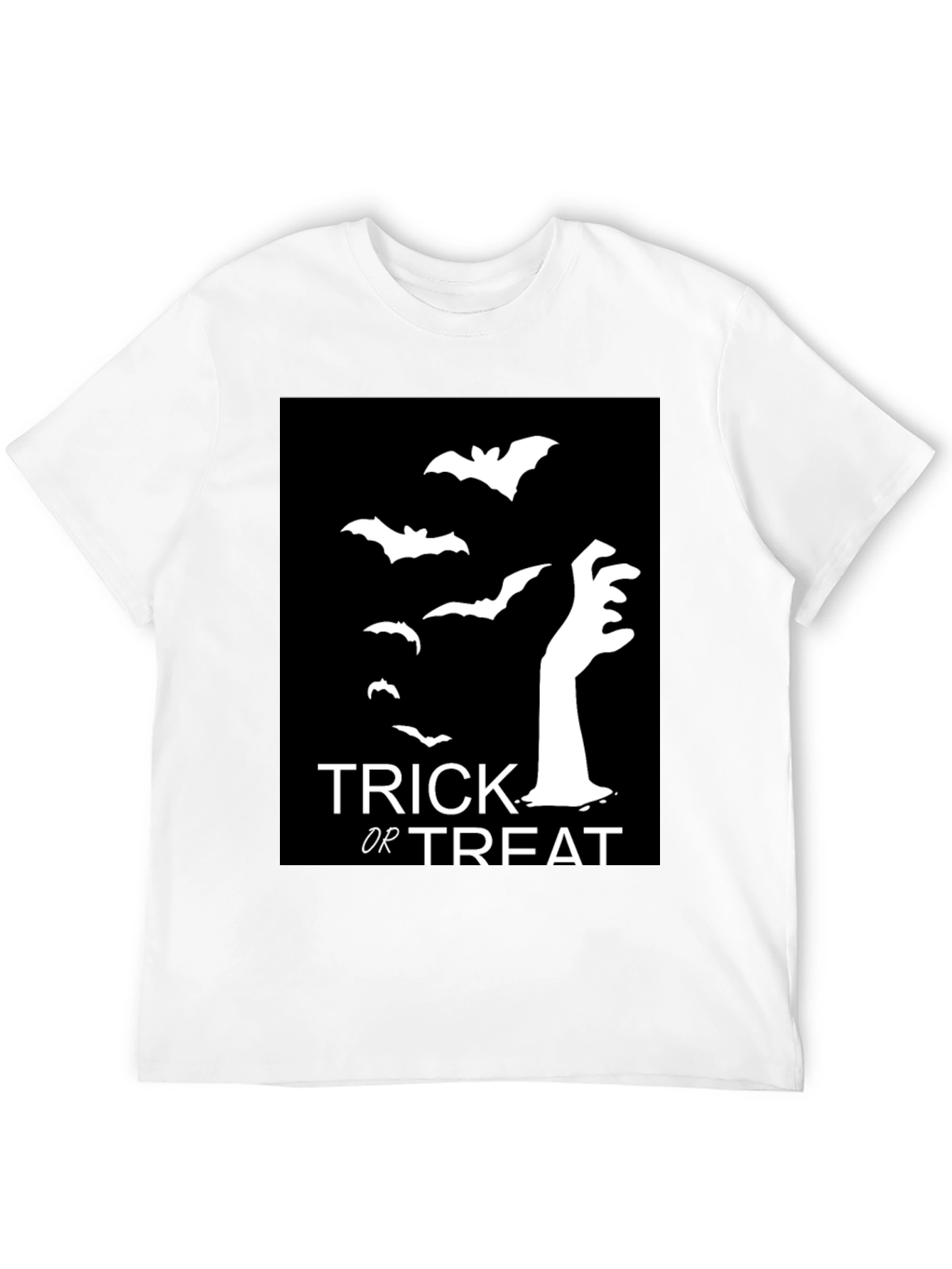 Halloween Trick or Treat Bats Graphic Tee