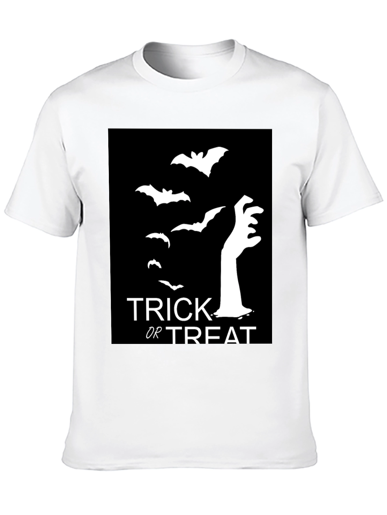 Halloween Trick or Treat Bats Graphic Tee