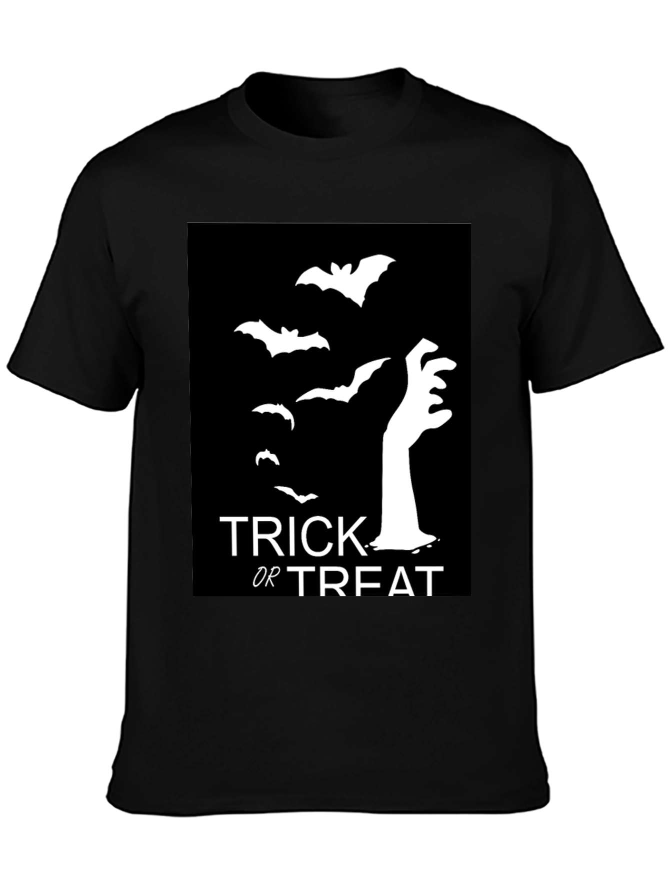 Halloween Trick or Treat Bats Graphic Tee