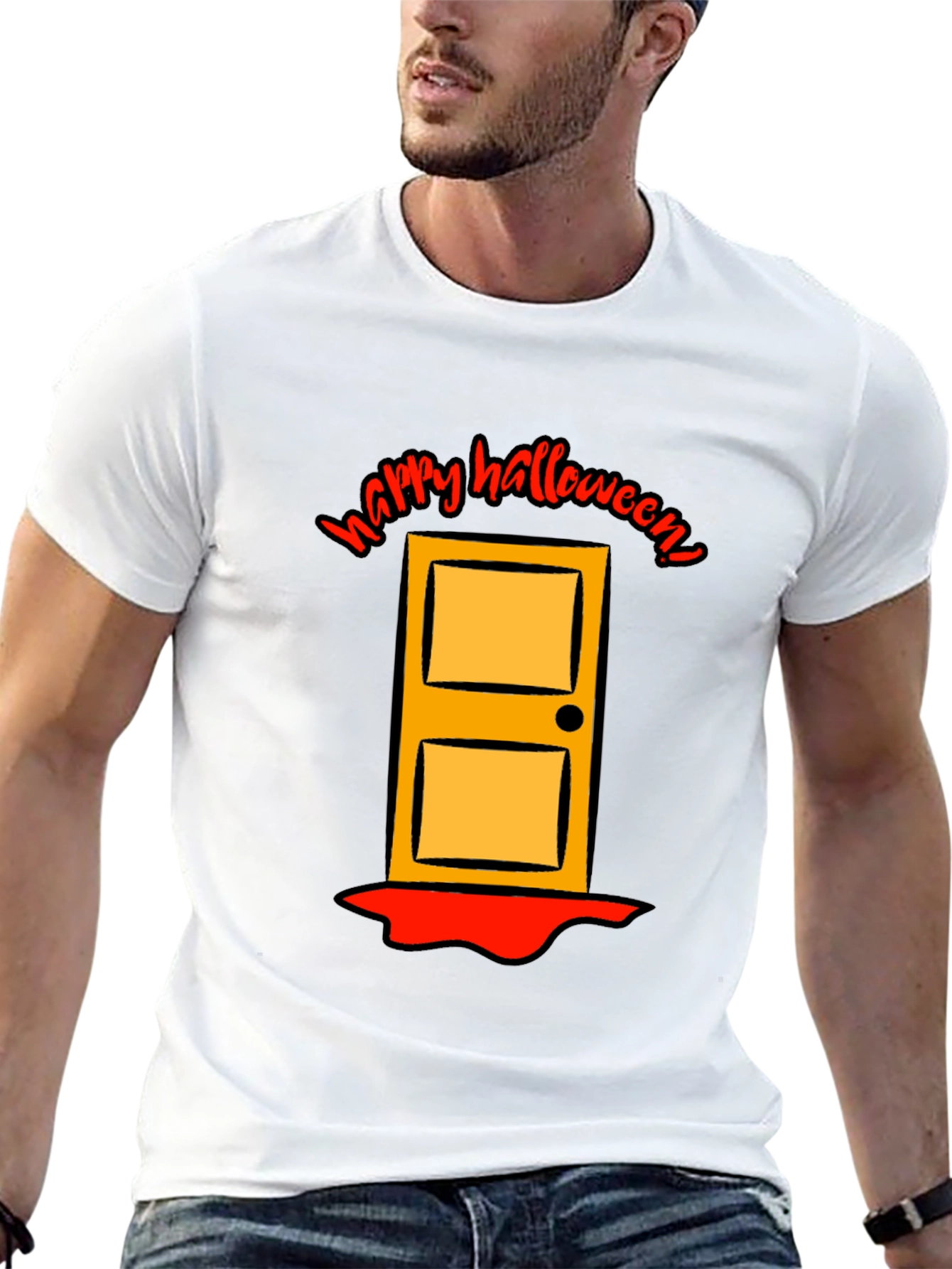 Happy Halloween Door Graphic Tee