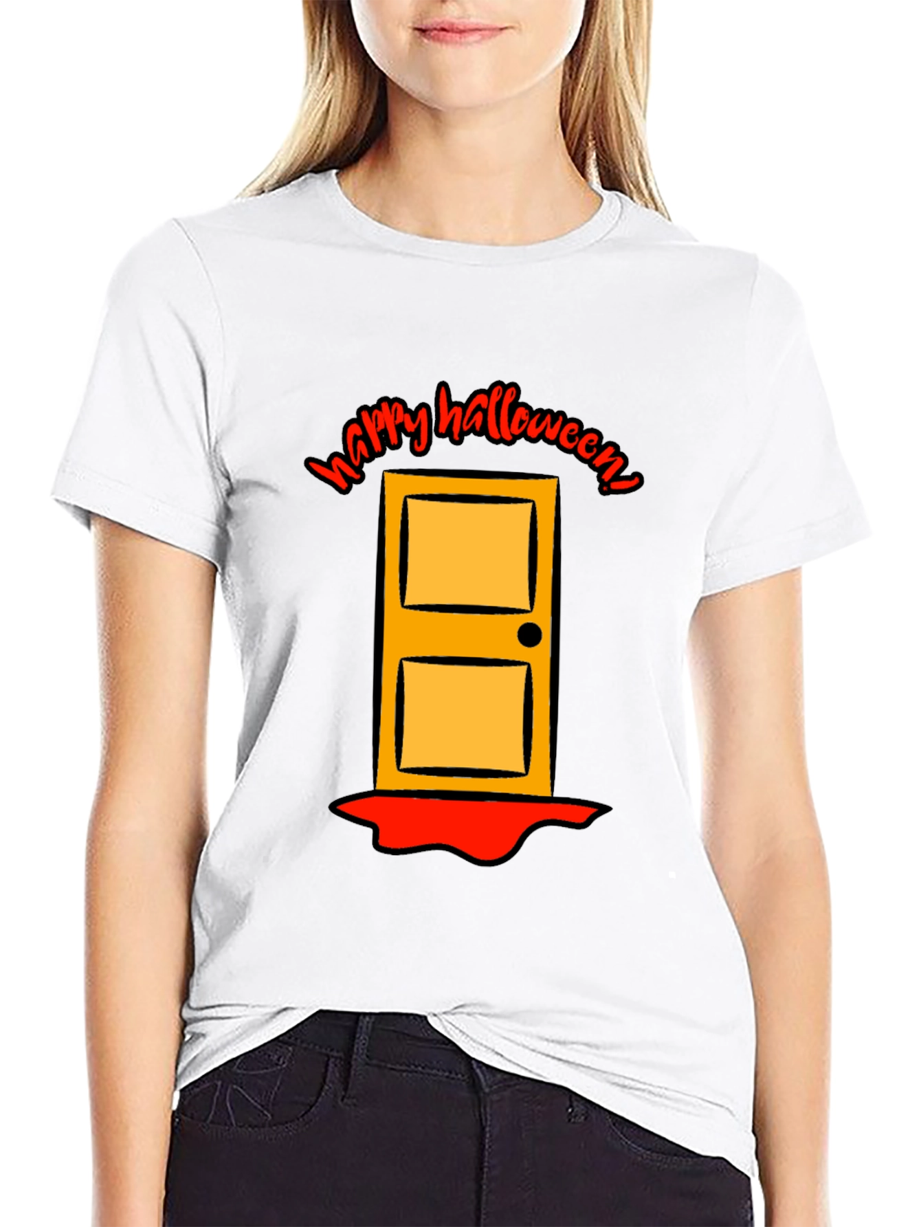 Happy Halloween Door Graphic Tee