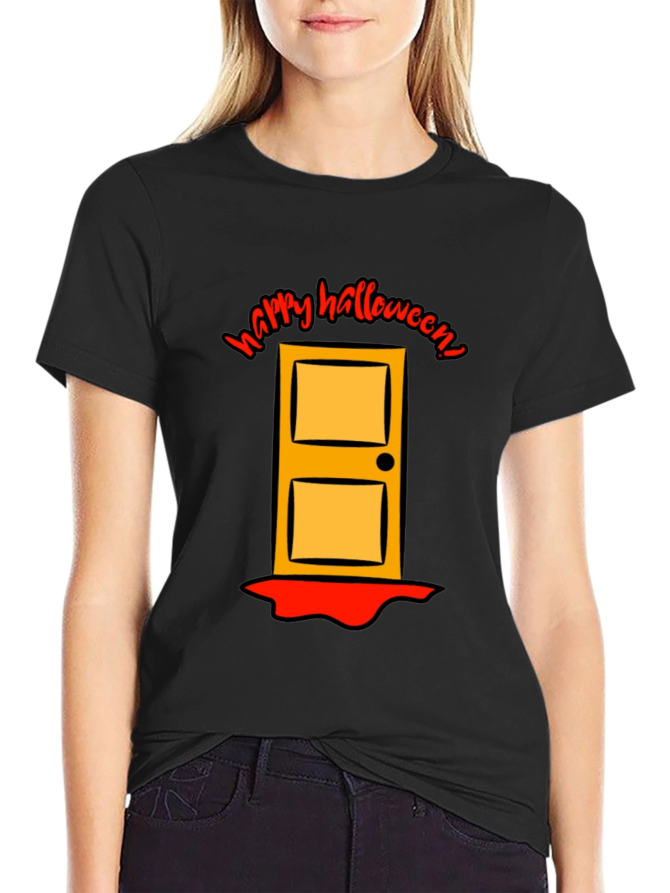 Happy Halloween Door Graphic Tee