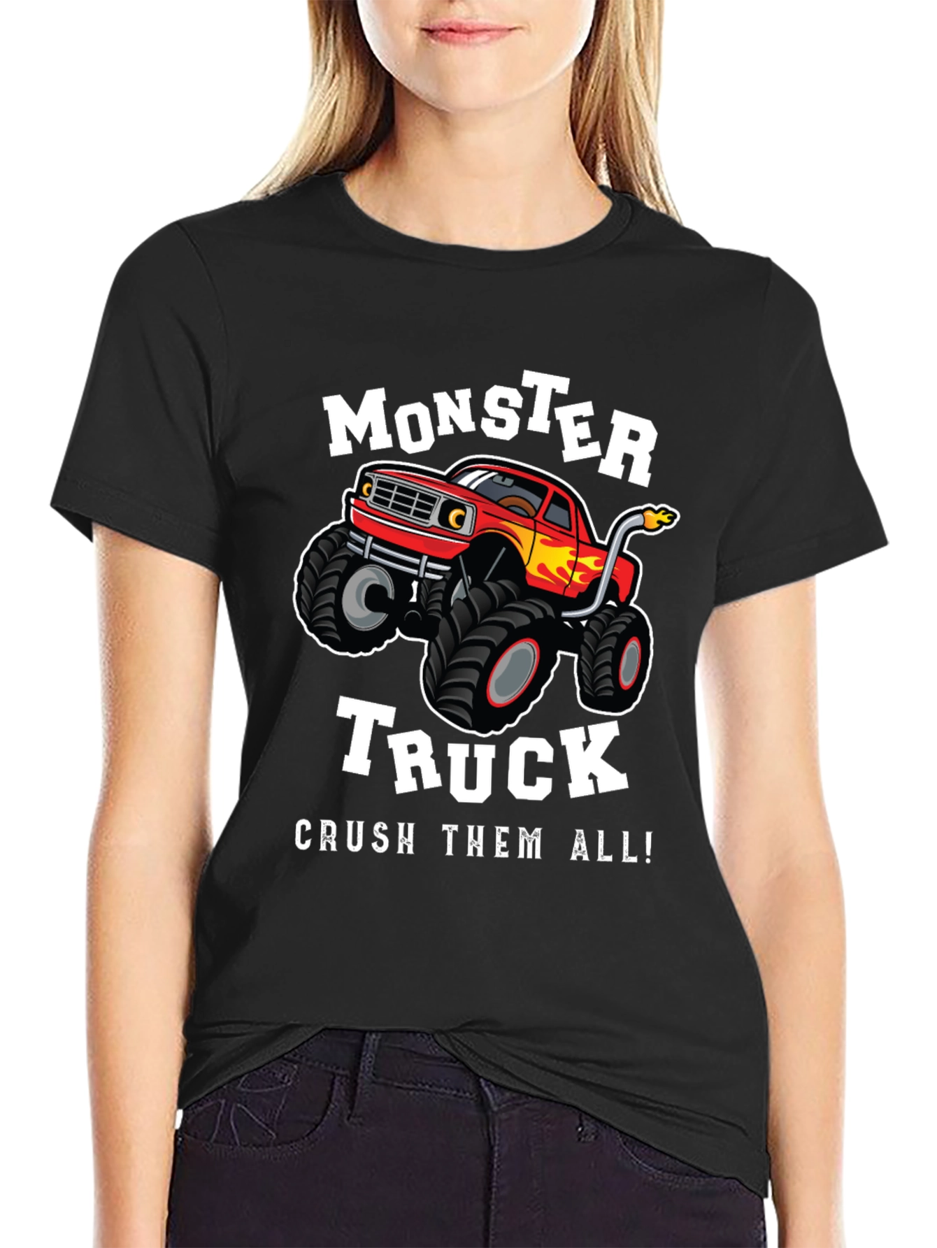 Monster Truck Graphic Tee - Crush Them All!