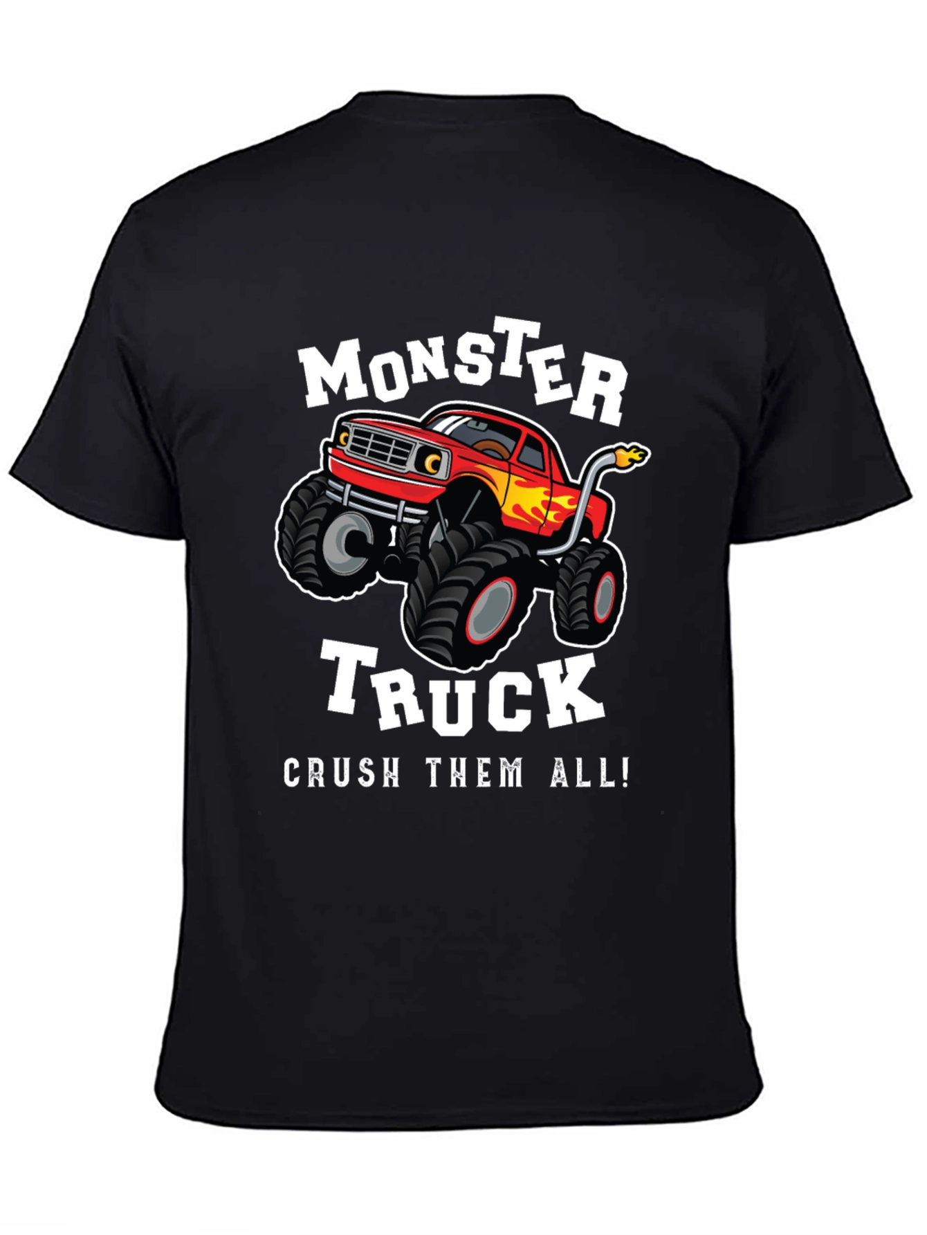 Monster Truck Graphic Tee - Crush Them All!