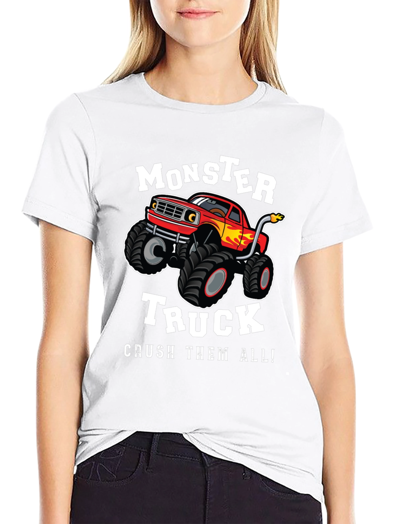 Monster Truck Graphic Tee - Crush Them All!