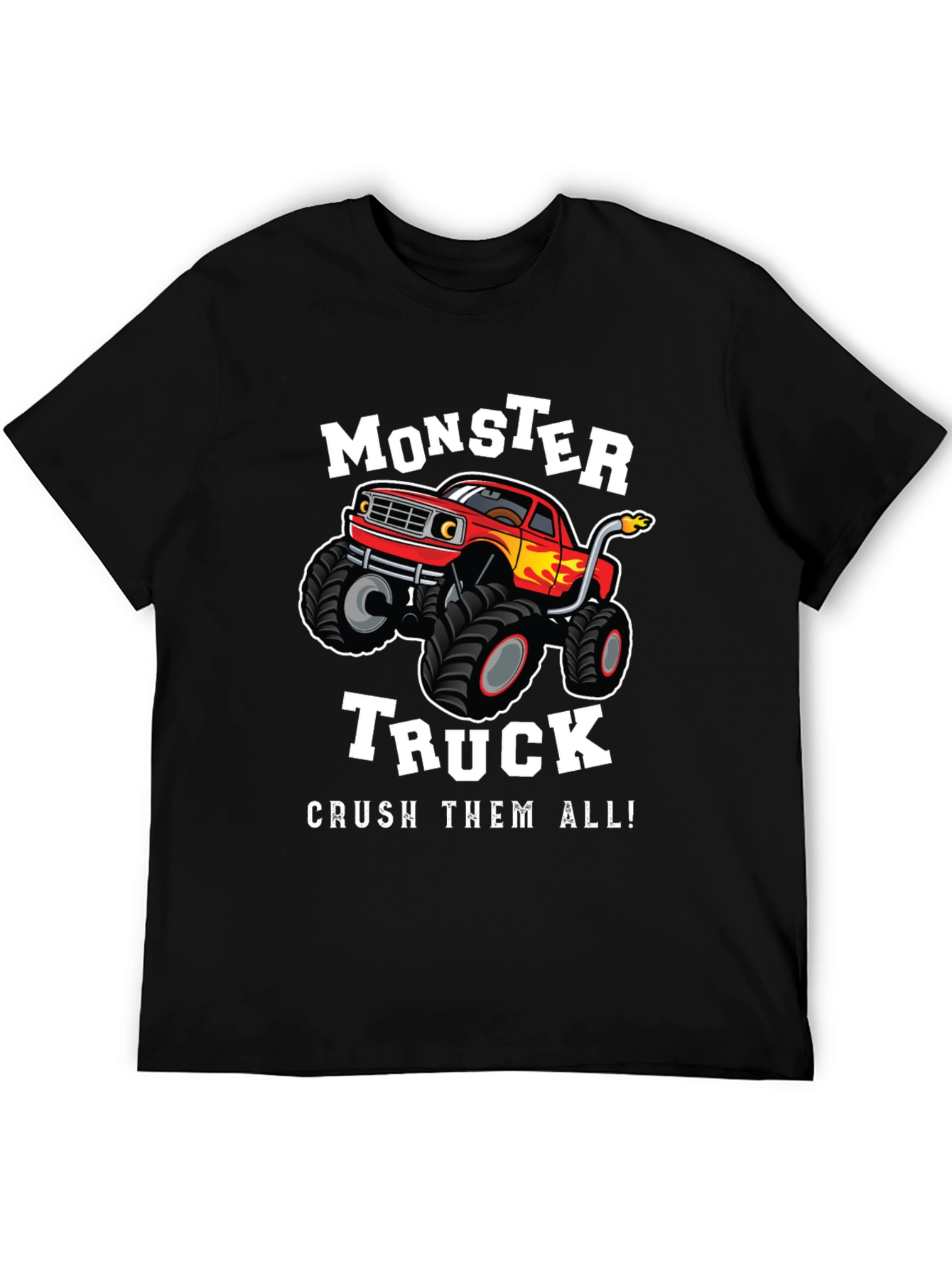 Monster Truck Graphic Tee - Crush Them All!