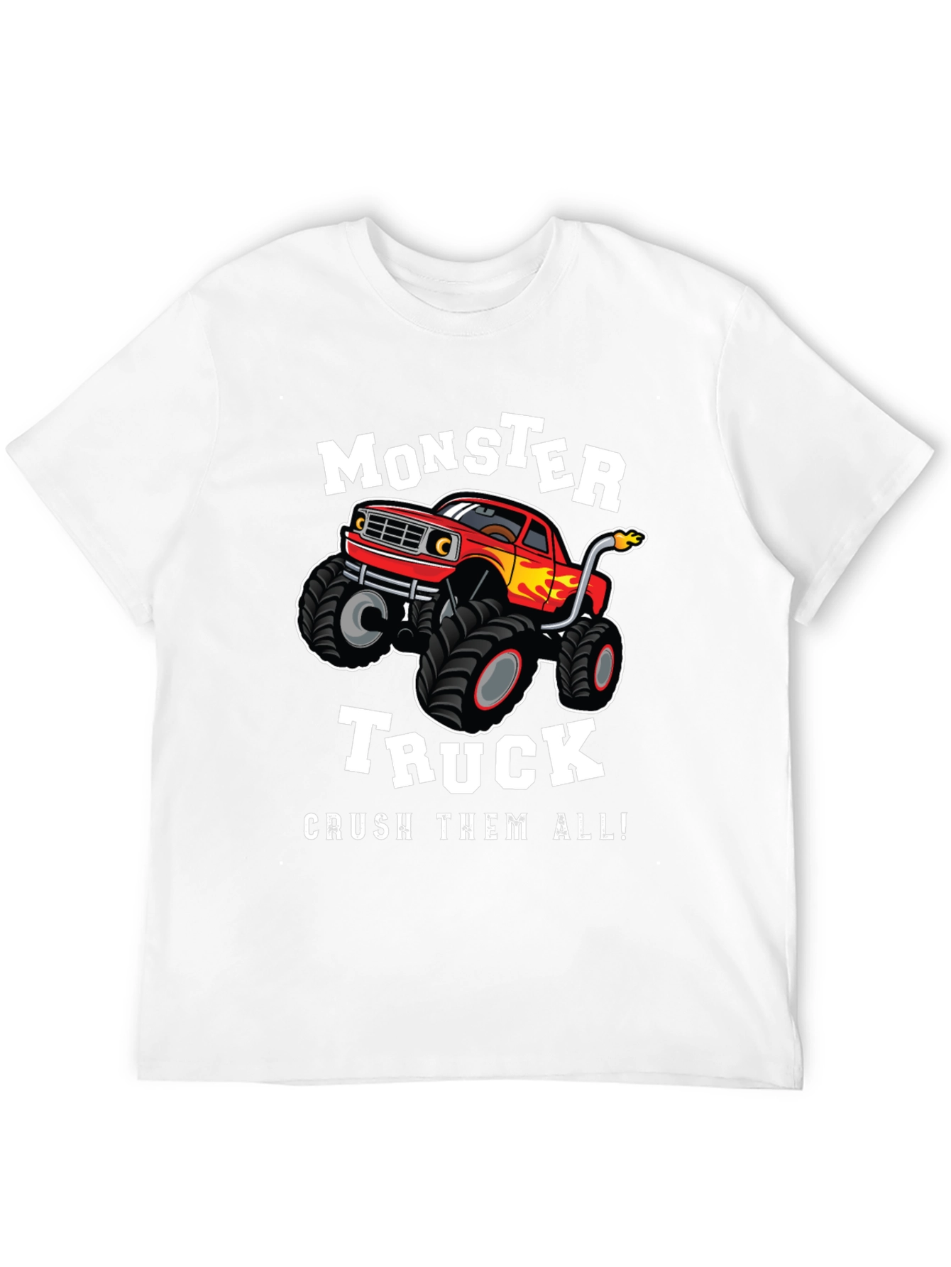 Monster Truck Graphic Tee - Crush Them All!