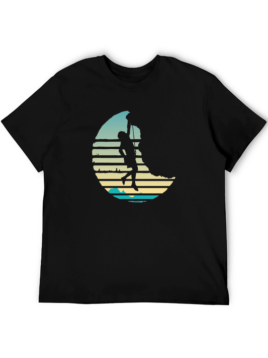 Climber Silhouette Graphic Tee - Adventure Ready!
