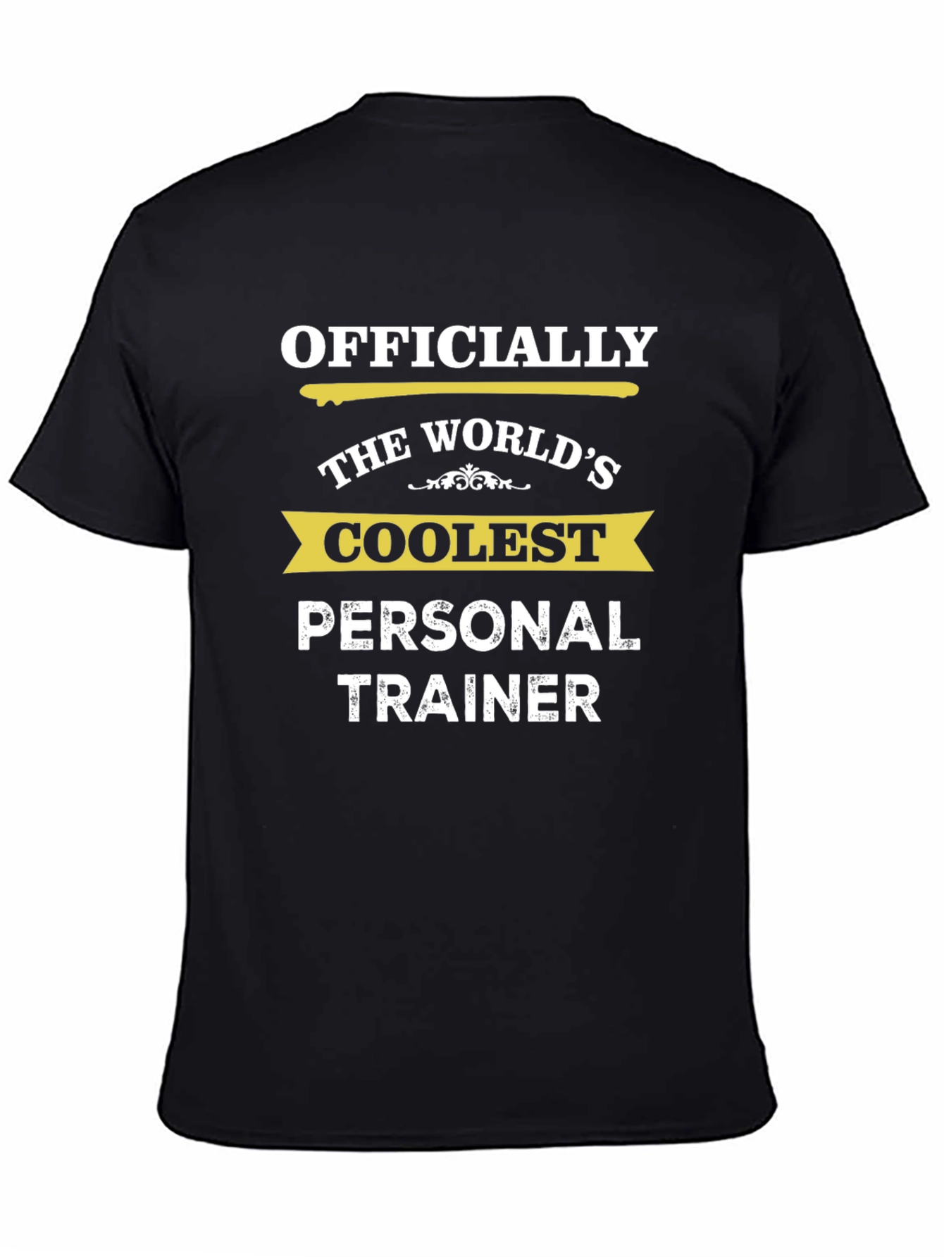 Coolest Personal Trainer Black T-Shirt