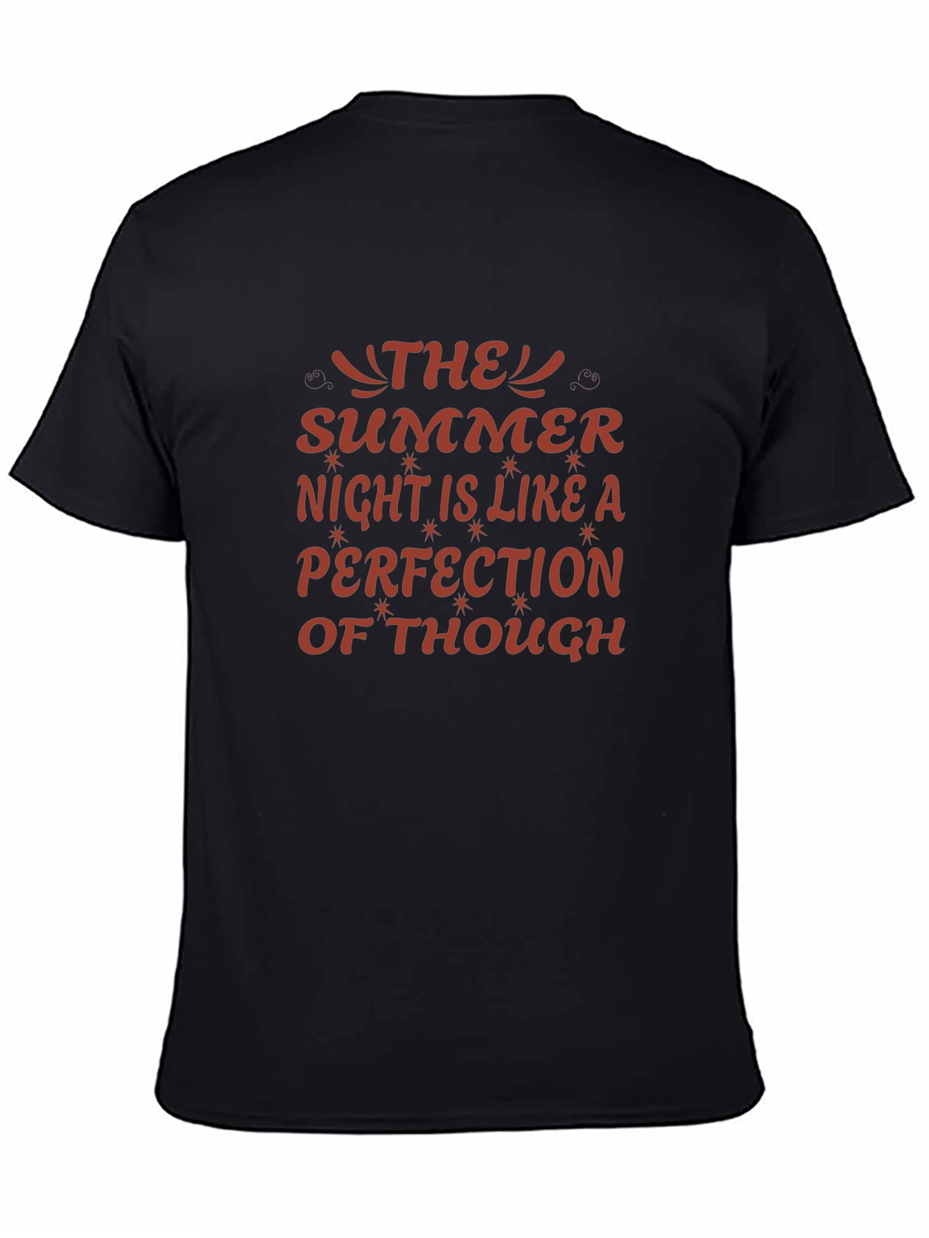 Summer Night Perfection Graphic Tee - Black