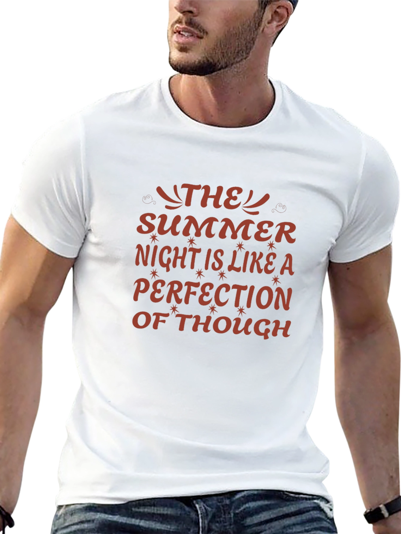 Summer Night Perfection Graphic Tee - Black