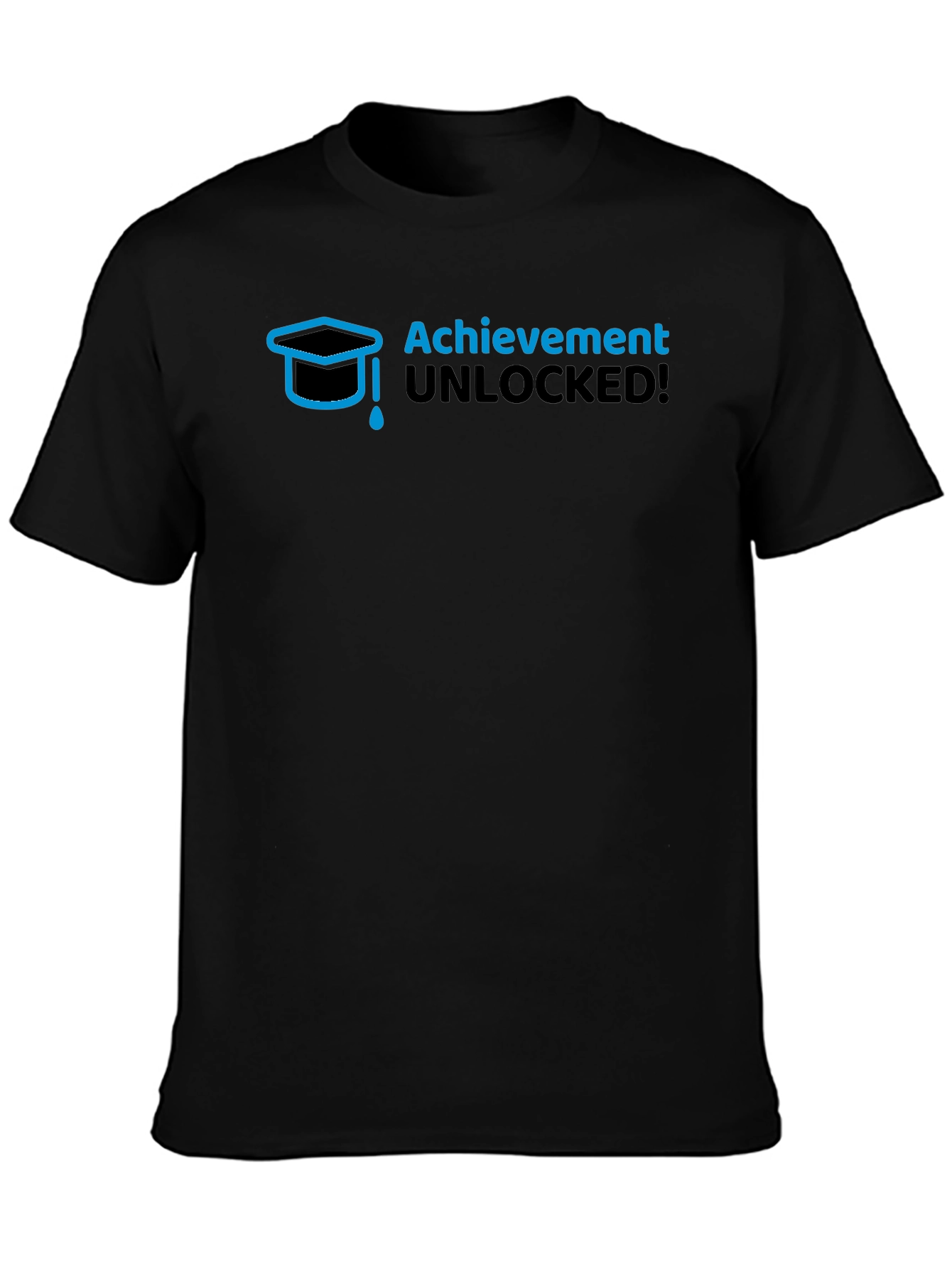 Achievement Unlocked Black T-Shirt