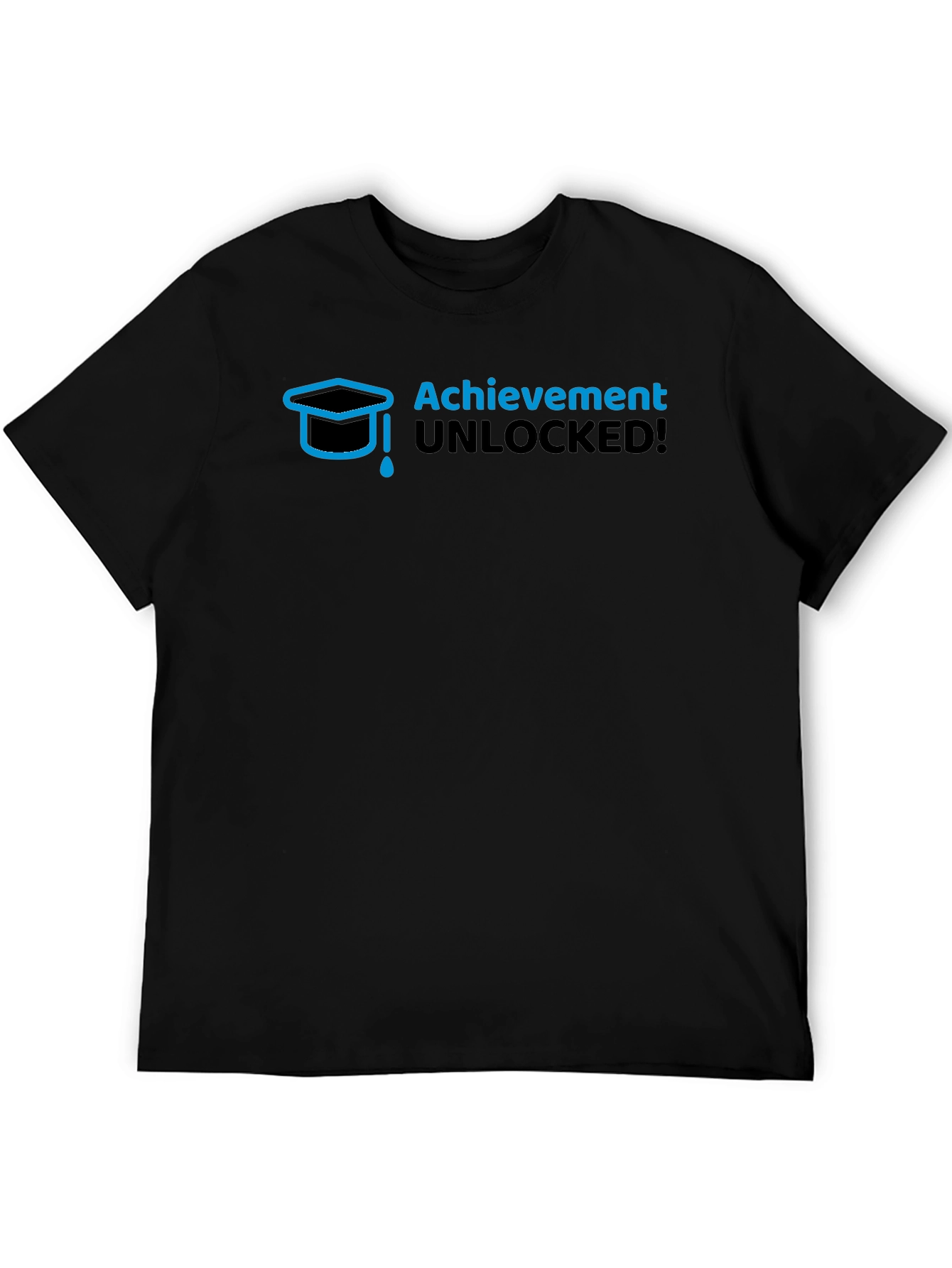 Achievement Unlocked Black T-Shirt