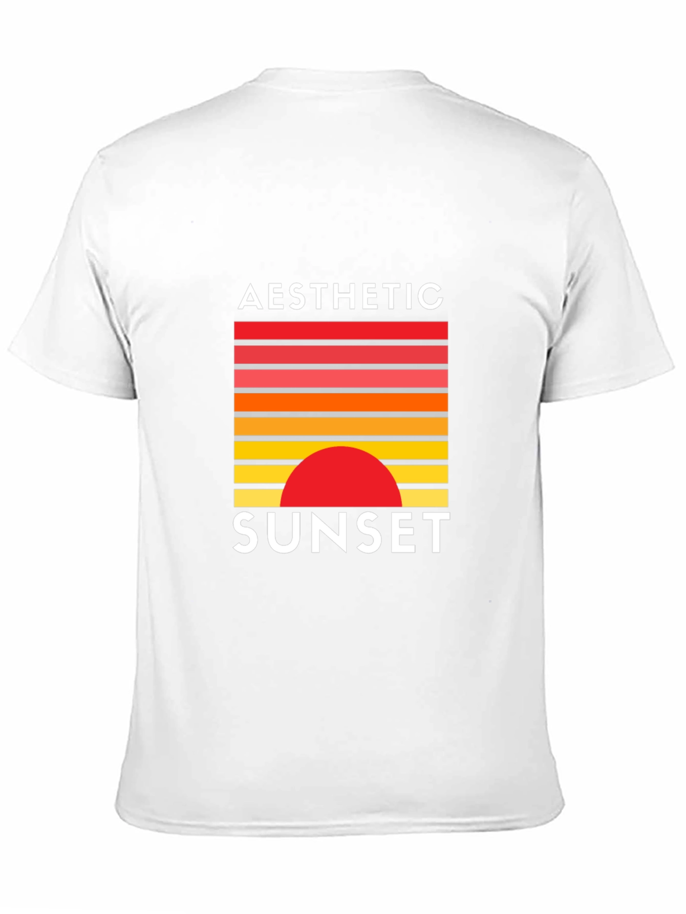 Aesthetic Sunset Graphic Tee - Retro Style