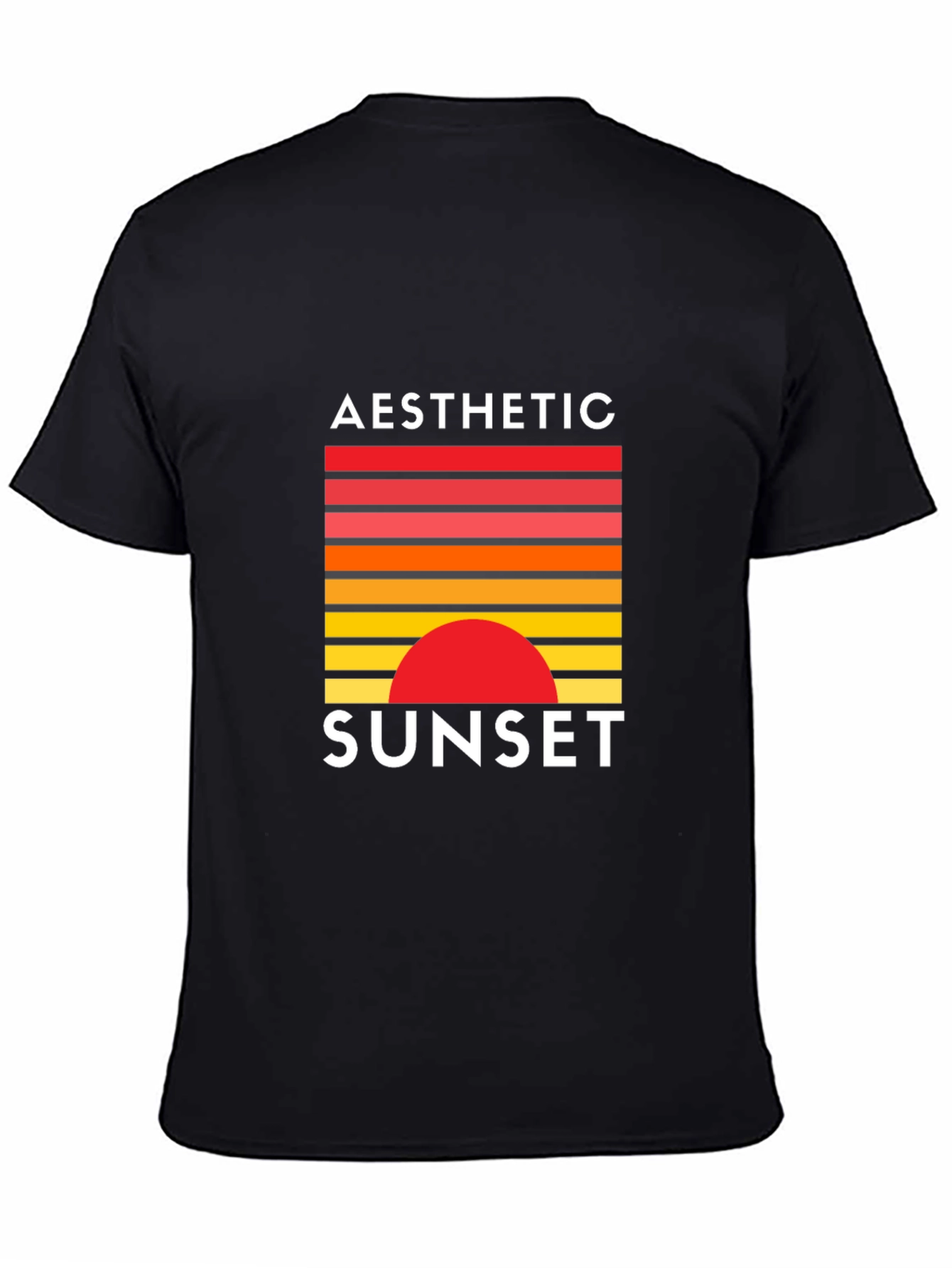 Aesthetic Sunset Graphic Tee - Retro Style