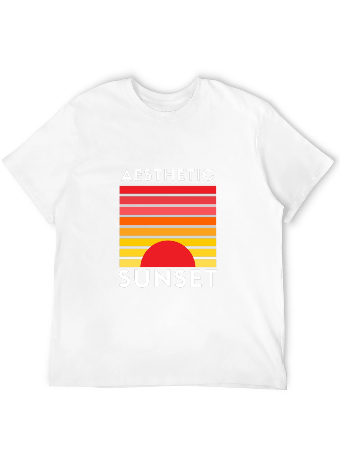 Aesthetic Sunset Graphic Tee - Retro Style