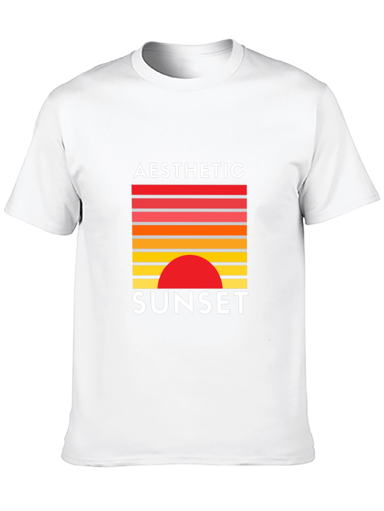 Aesthetic Sunset Graphic Tee - Retro Style