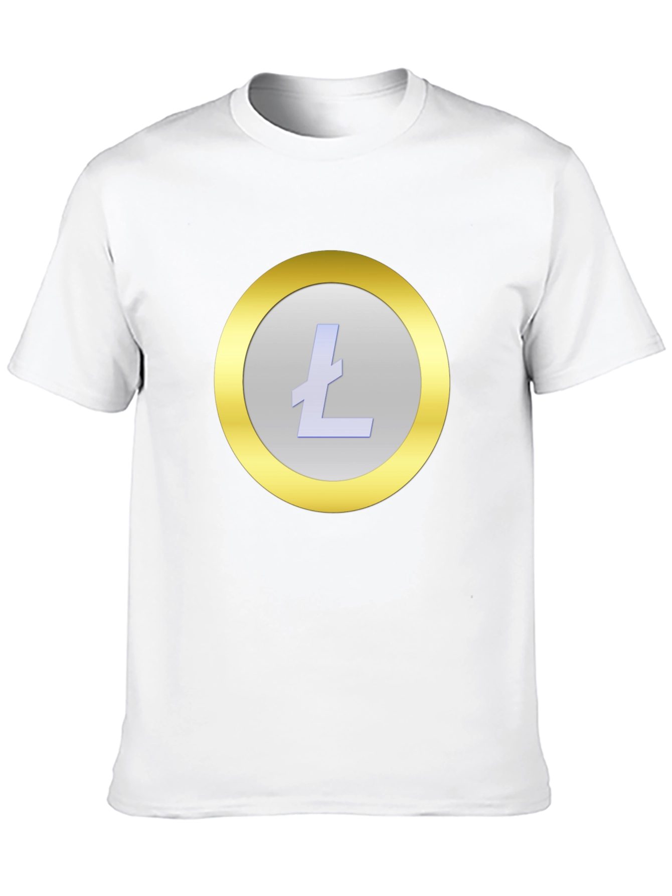 Litecoin Crypto Graphic T-Shirt - Stylish Black Tee