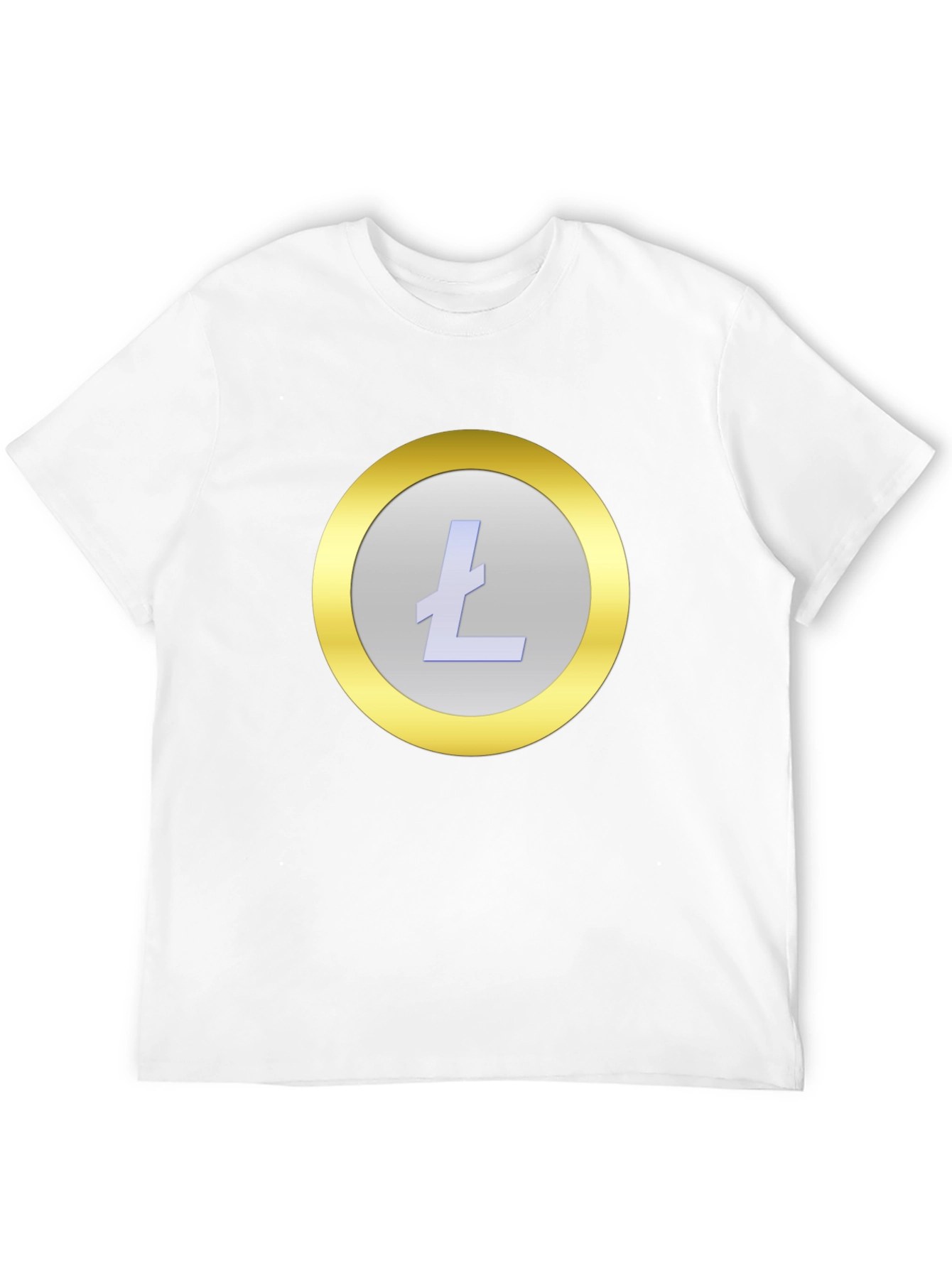 Litecoin Crypto Graphic T-Shirt - Stylish Black Tee