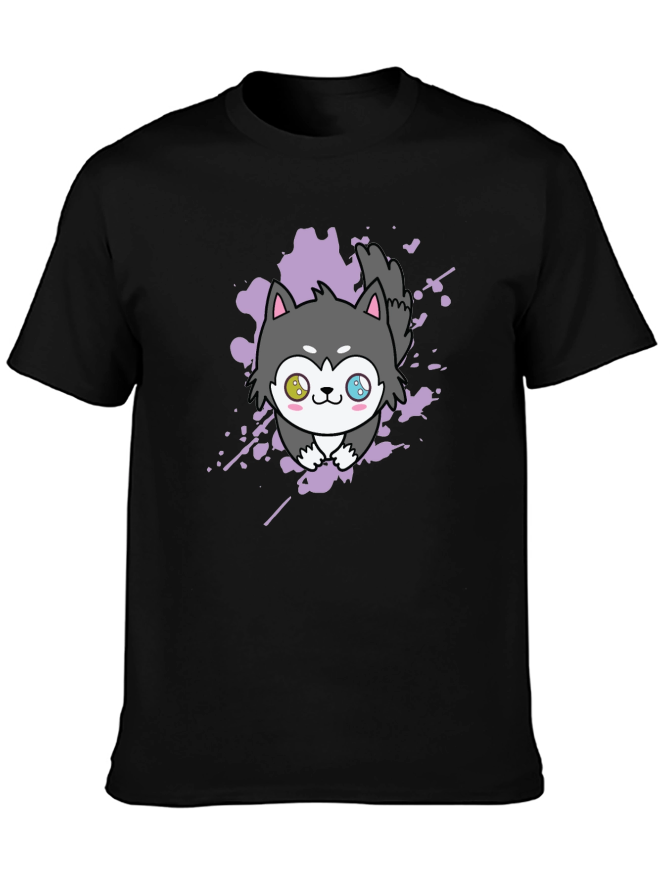 Kawaii Husky Tee - Anime Style