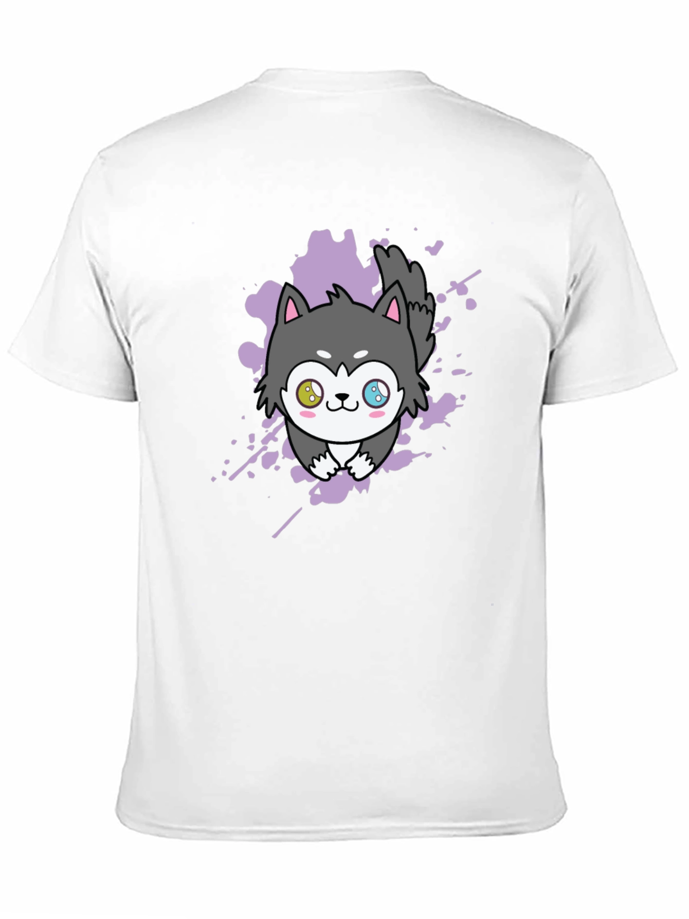 Kawaii Husky Tee - Anime Style