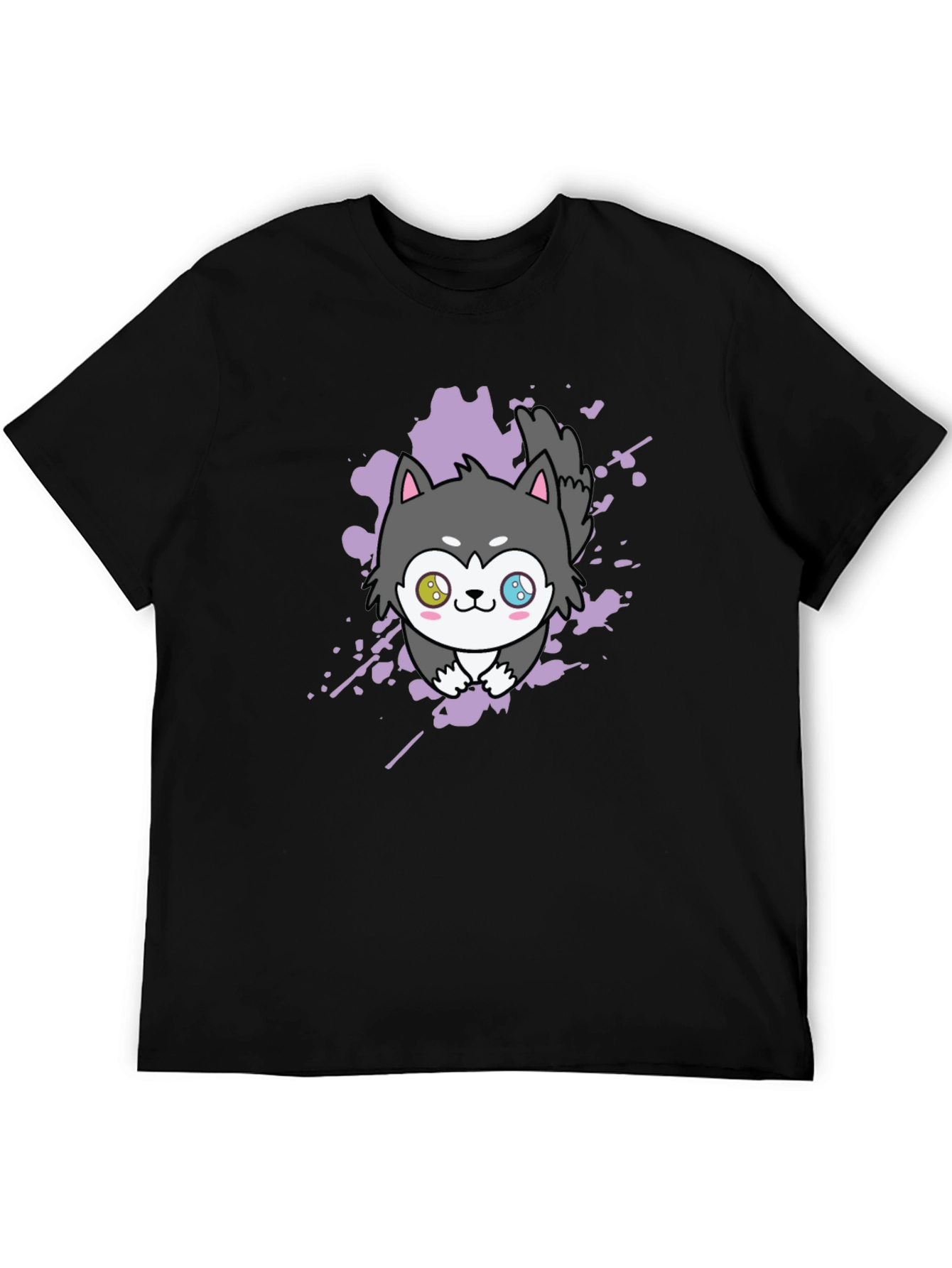 Kawaii Husky Tee - Anime Style