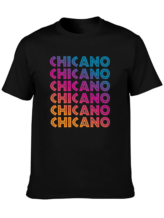Chicano T-Shirt - Gradient Text Design