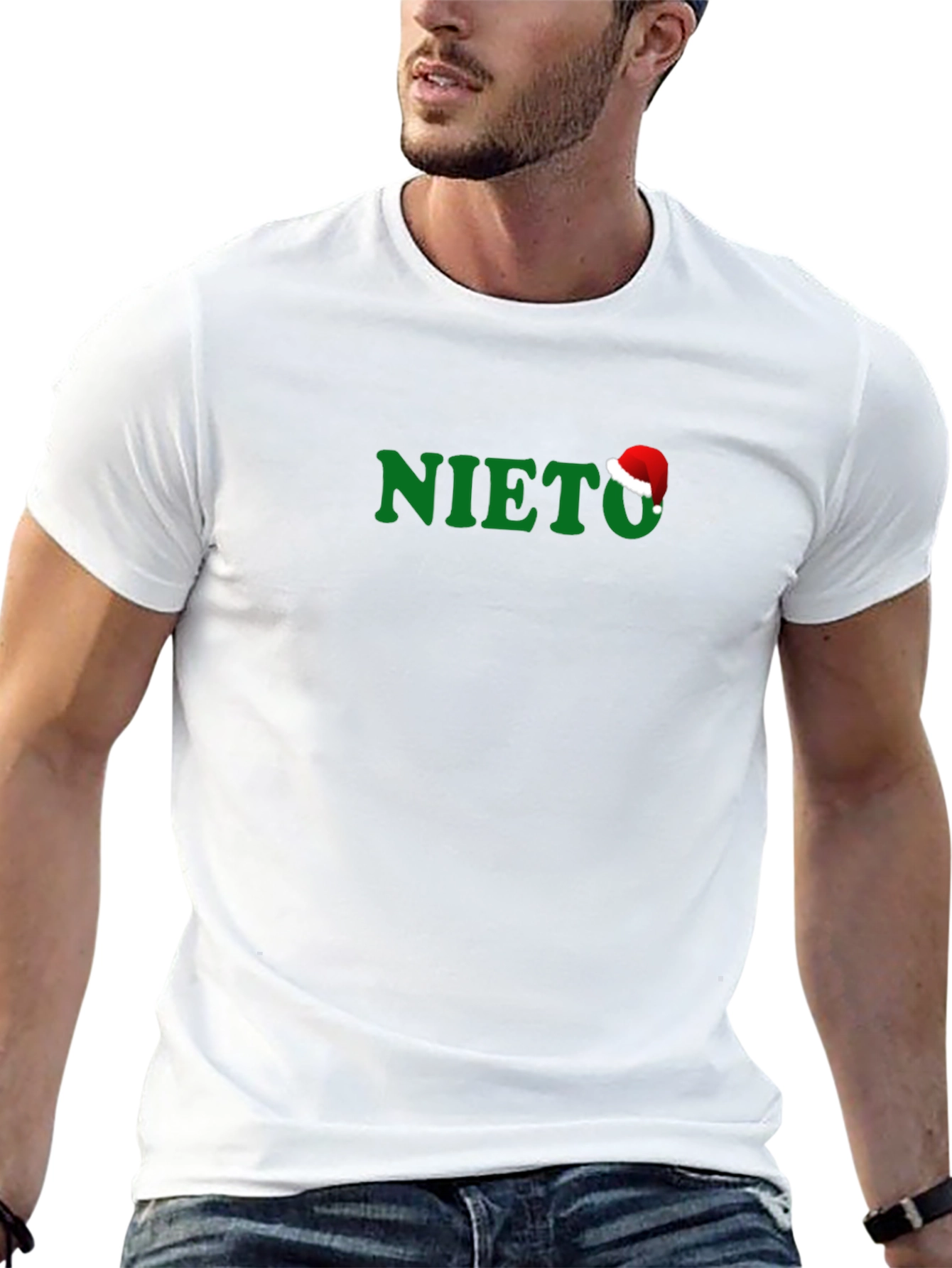 Nieto Christmas Santa Hat T-Shirt