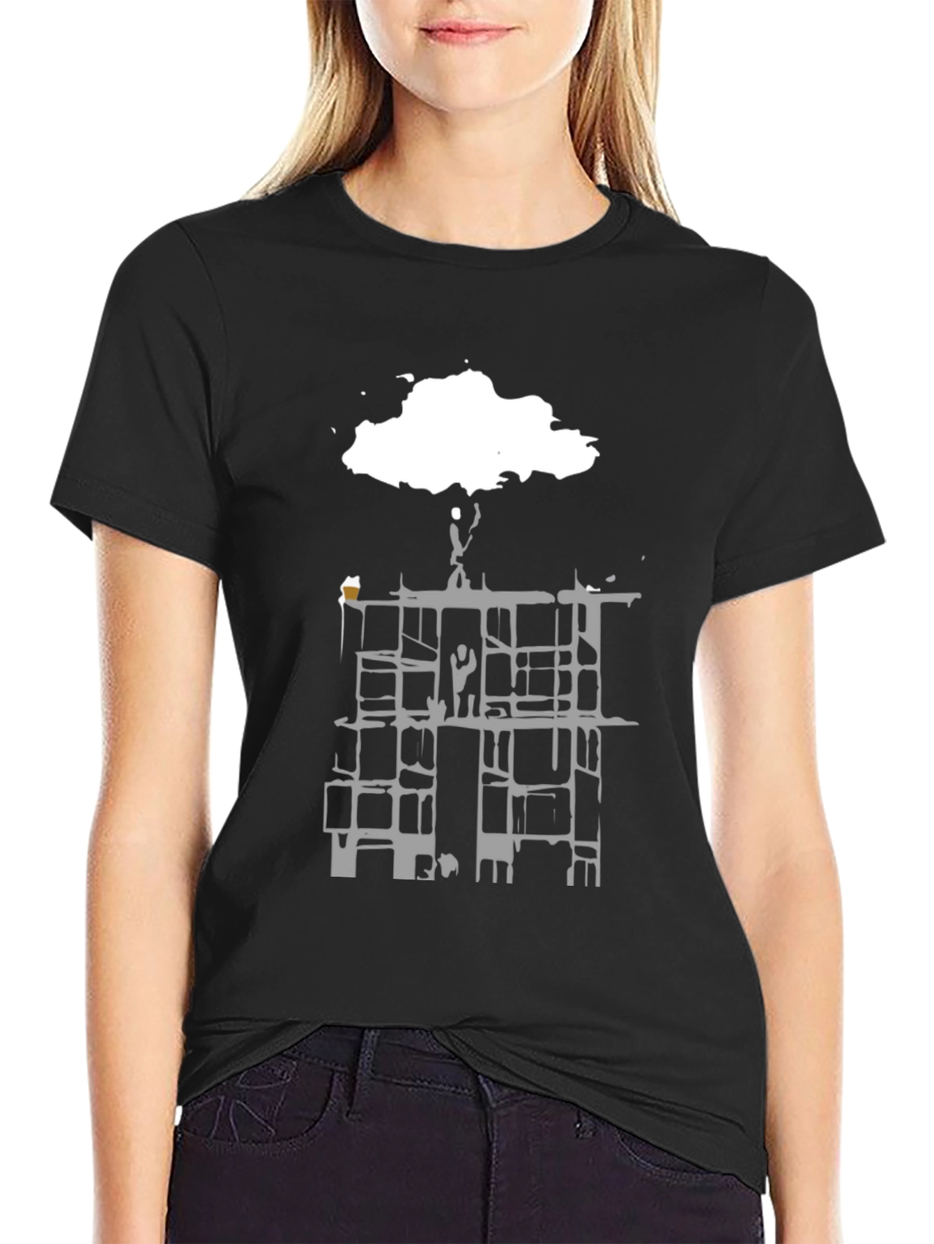 Abstract Cityscape T-Shirt