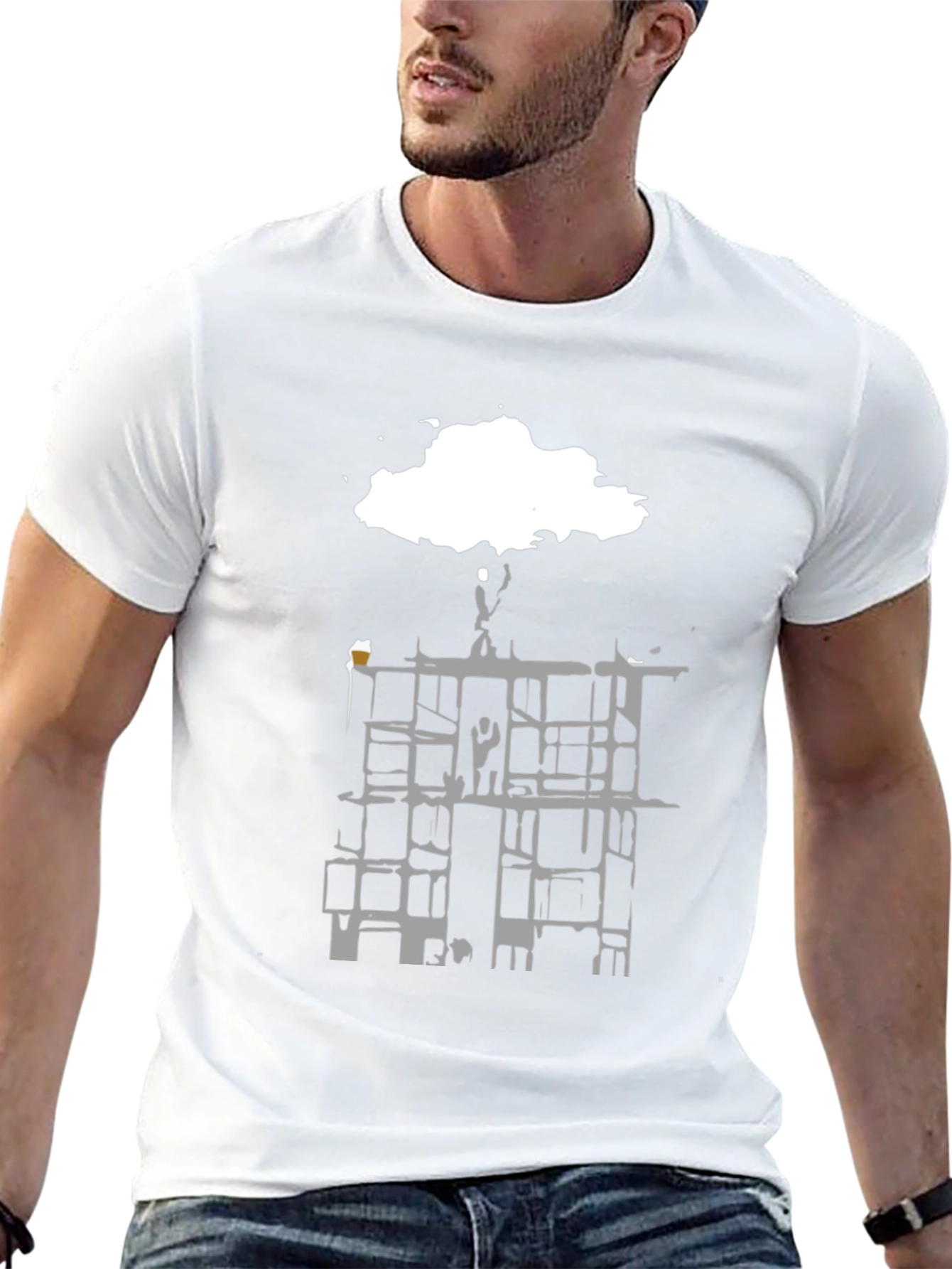 Abstract Cityscape T-Shirt